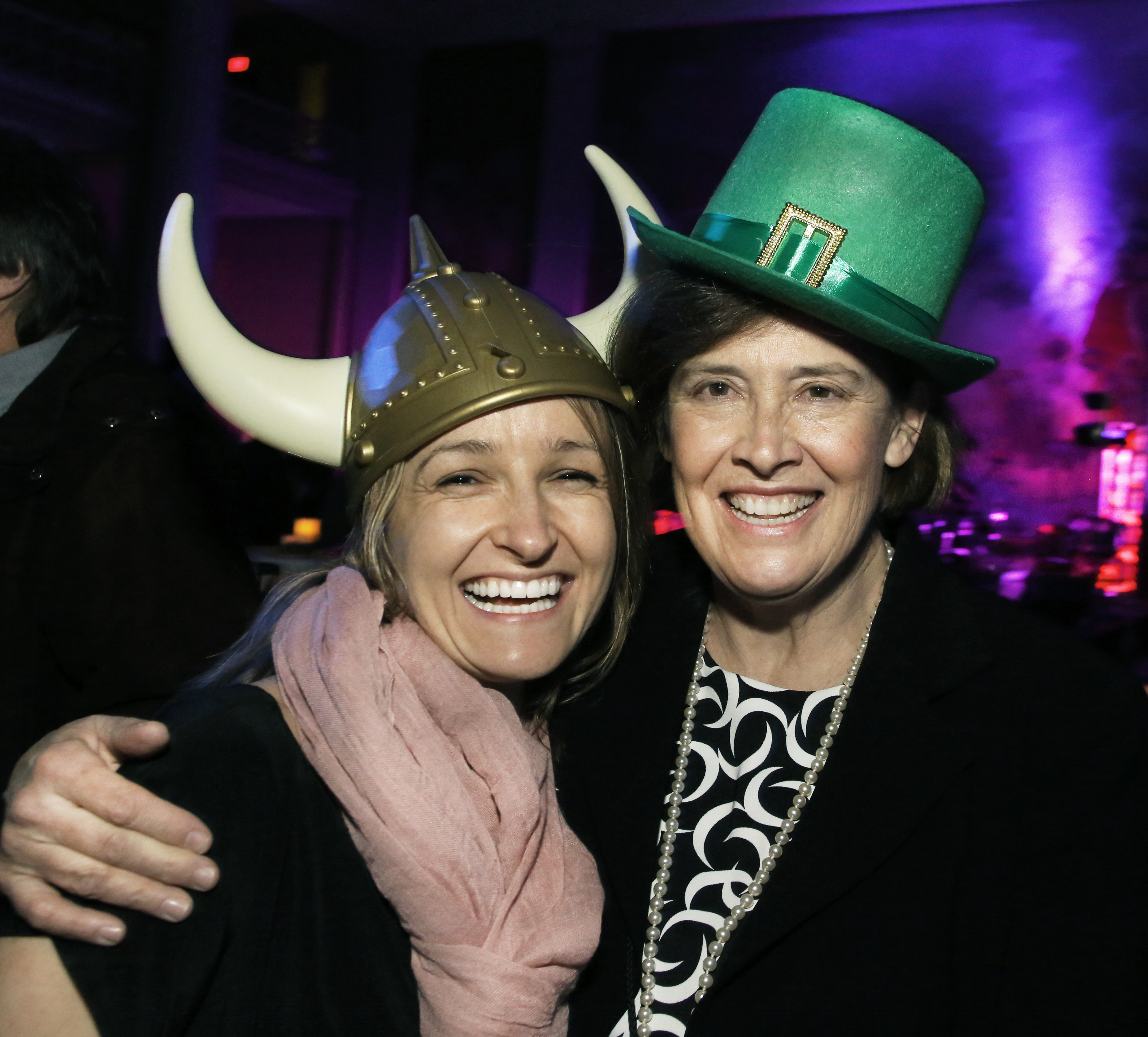 Anya Bear (left) of Boston and Nancy Hays of Cambridge.