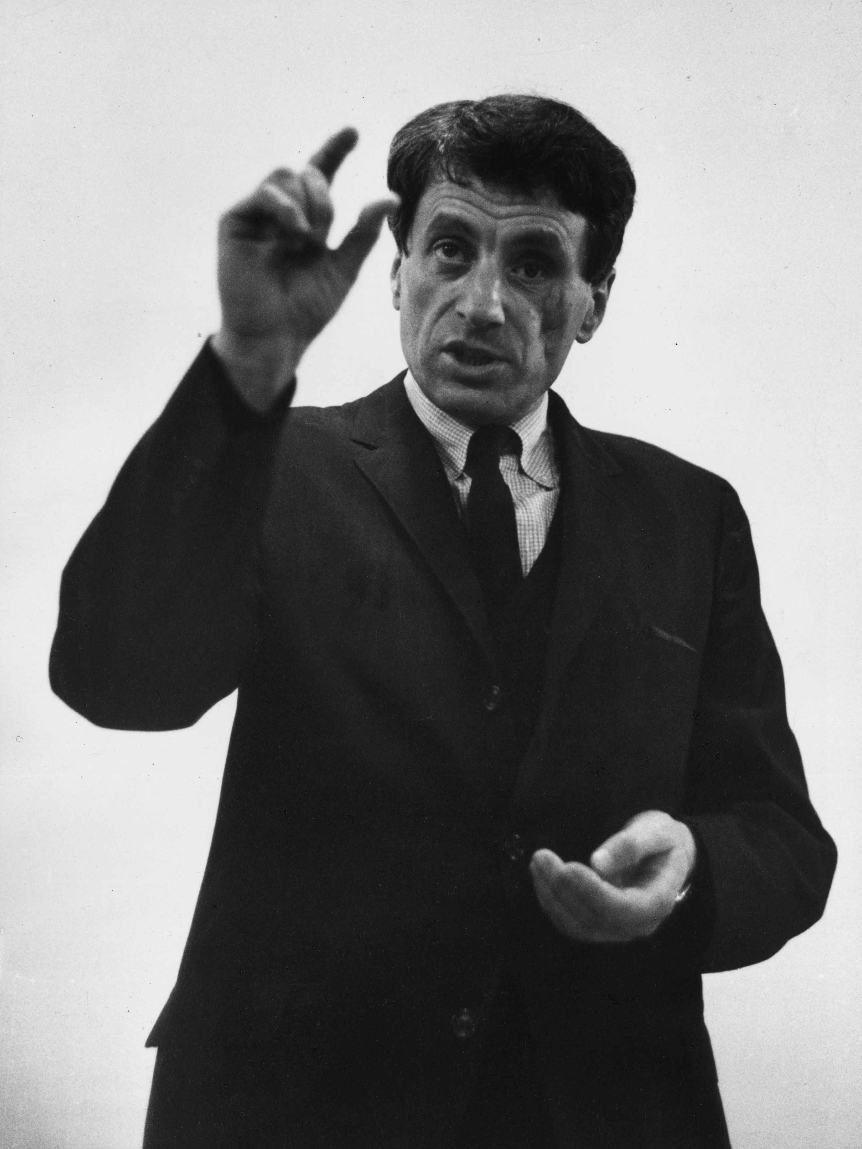 Composer Iannis Xenakis pictured in 1966.