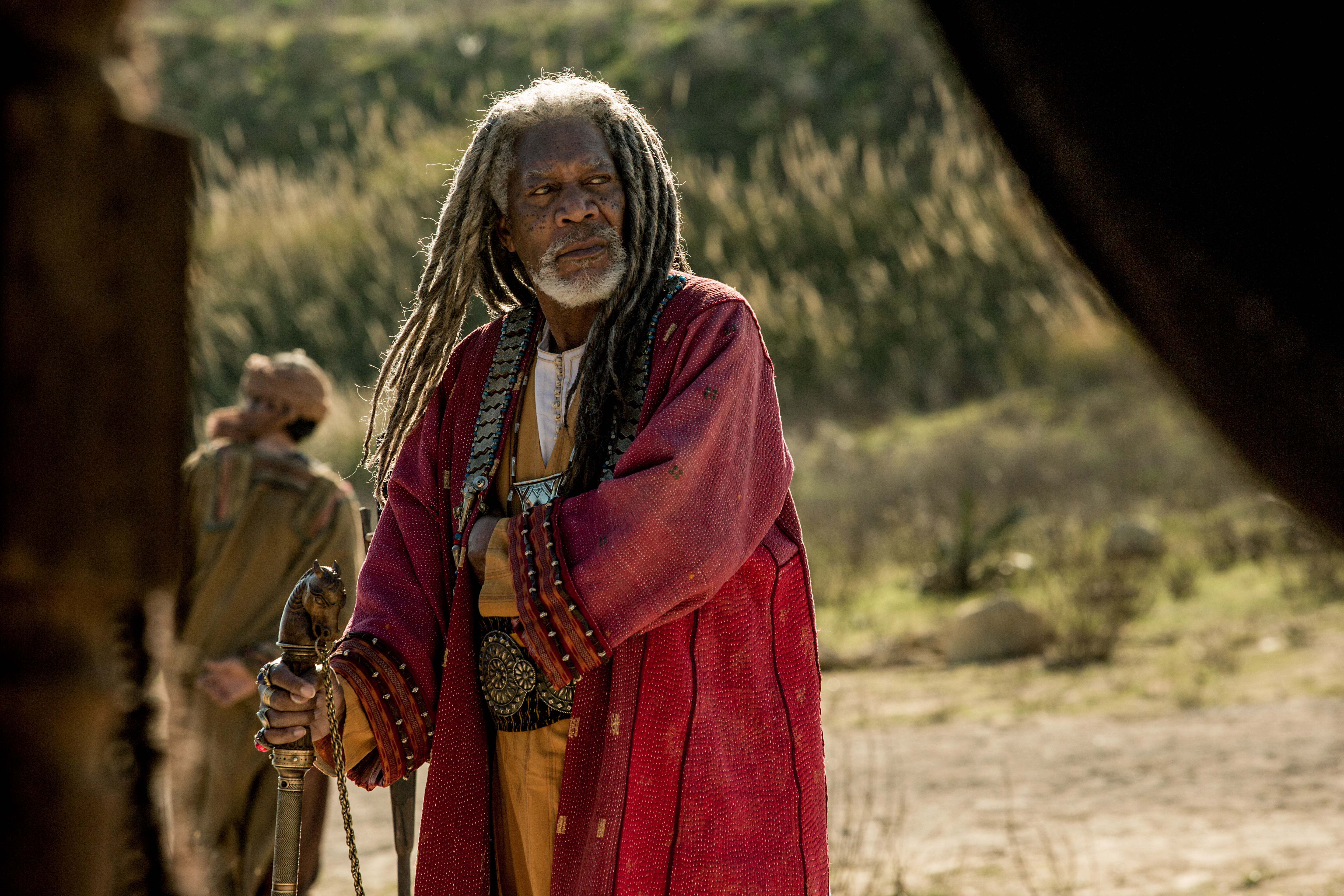 Morgan Freeman plays Ilderim in the 2016 film “Ben-Hur.”