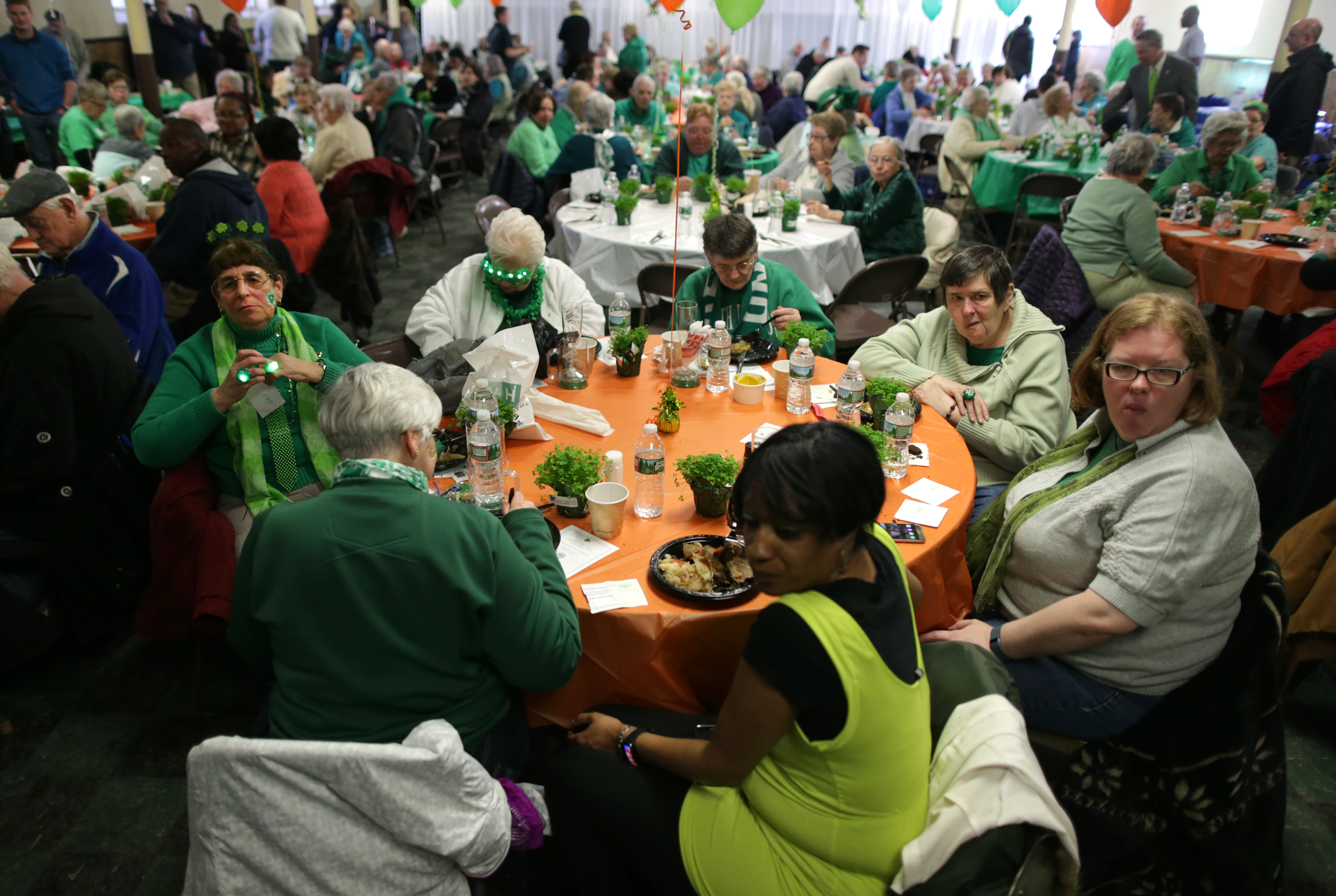 Many expressed support for OUTVETS at a St. Patrick’s event in South Boston on Saturday.
