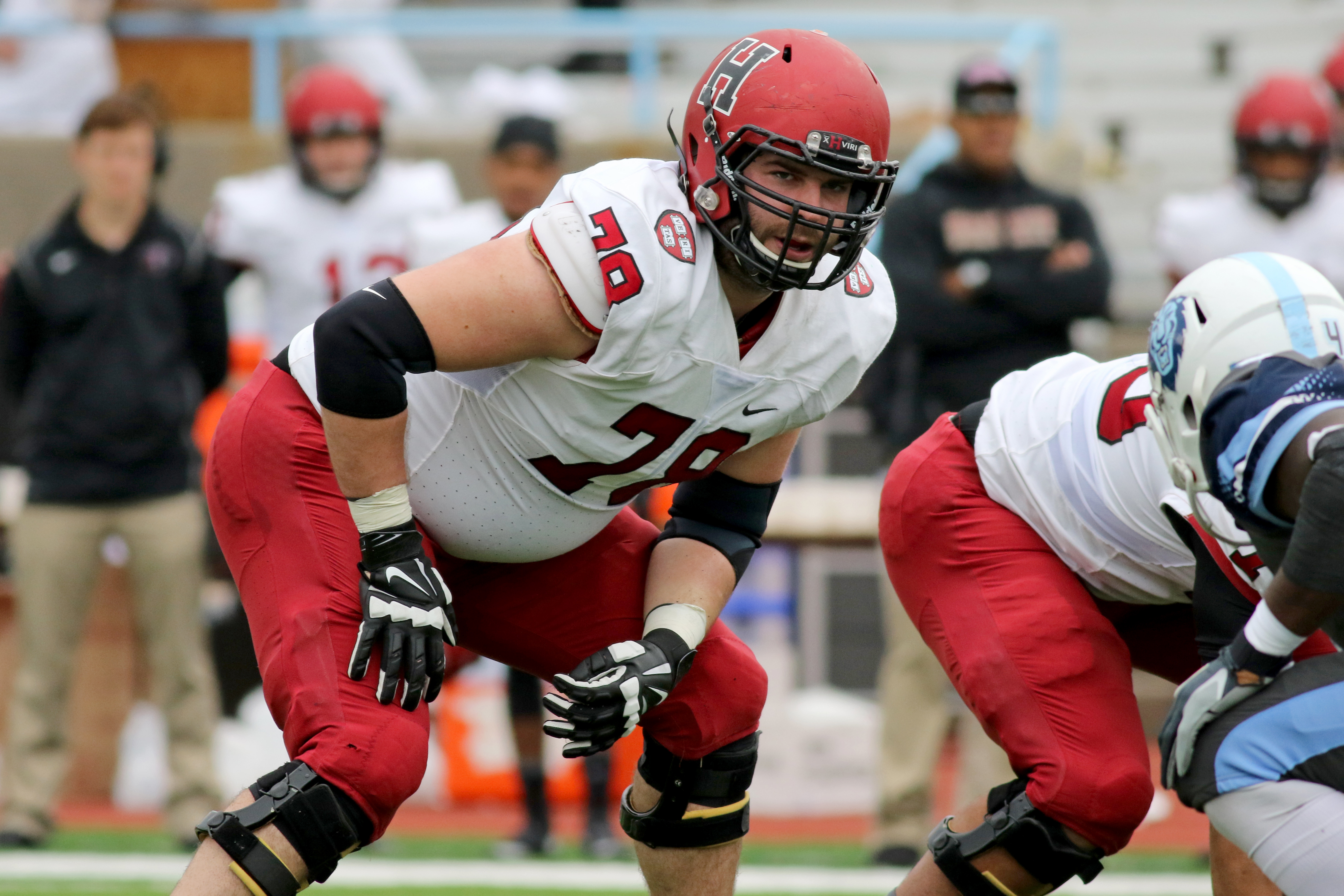 Cole Toner is listed as 6 feet 7 inches and 300 pounds.