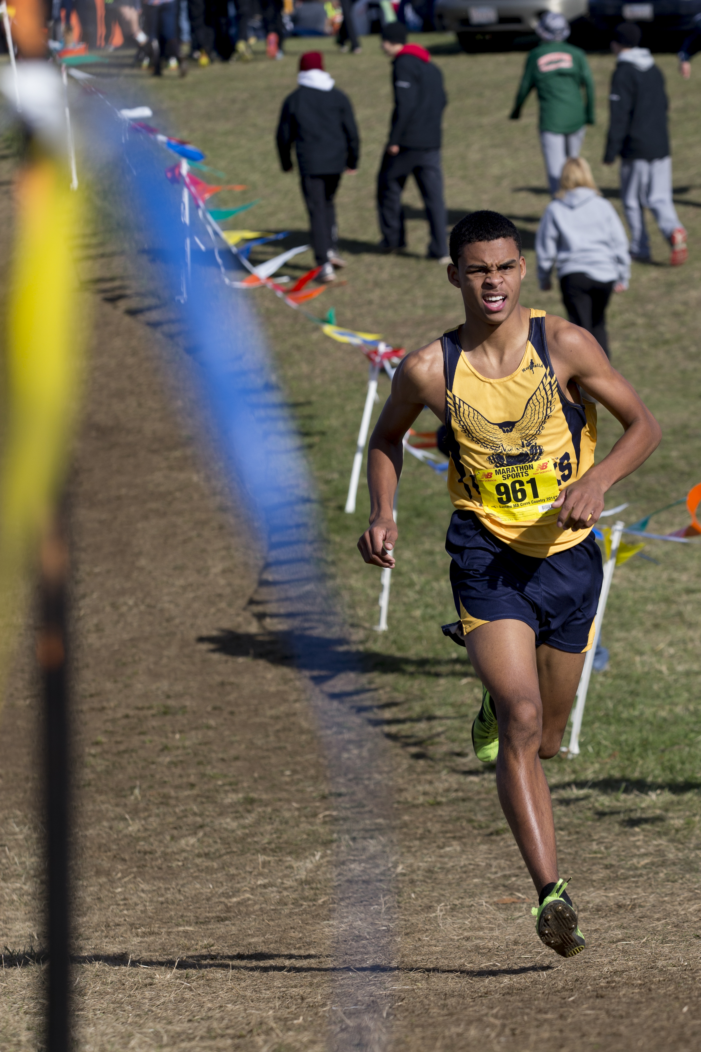 Xaverian’s Lucas Taxter won the Division 1 race in 15:23.5.