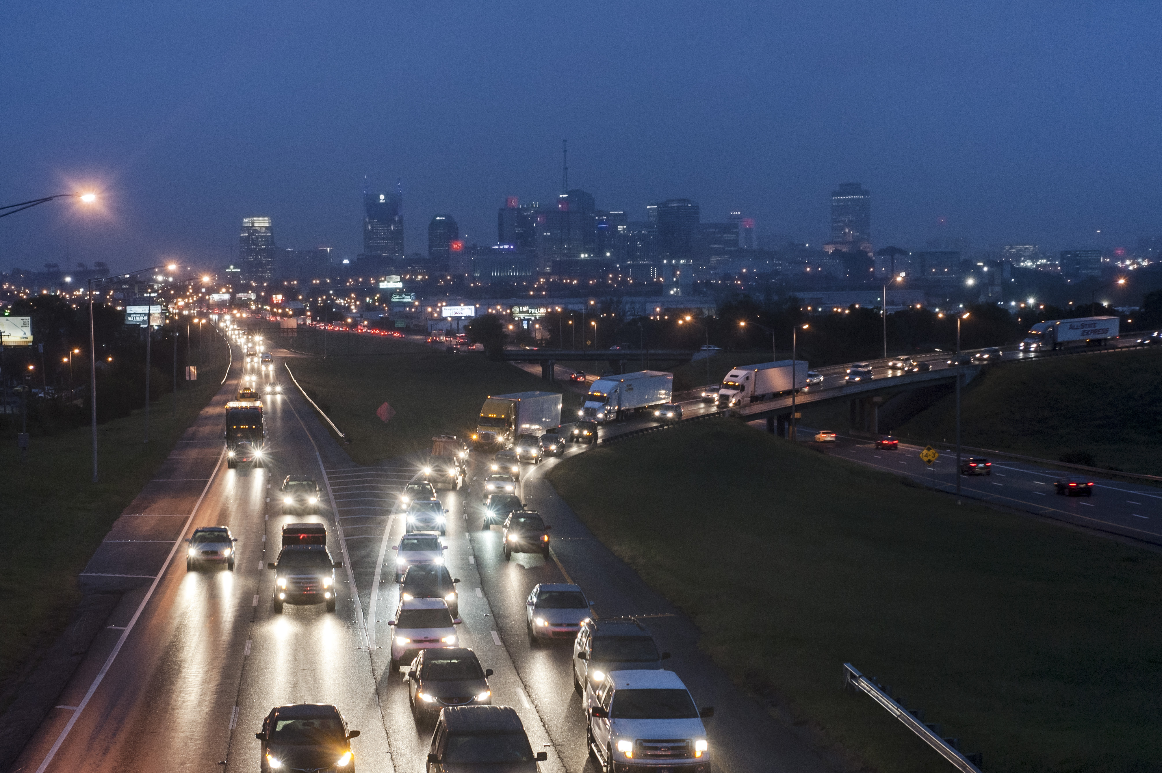 Nashville has the population size of Boston with some of the worst traffic congestion in the nation.
