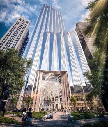 The tower at Winthrop Square proposed by Millennium Partners.