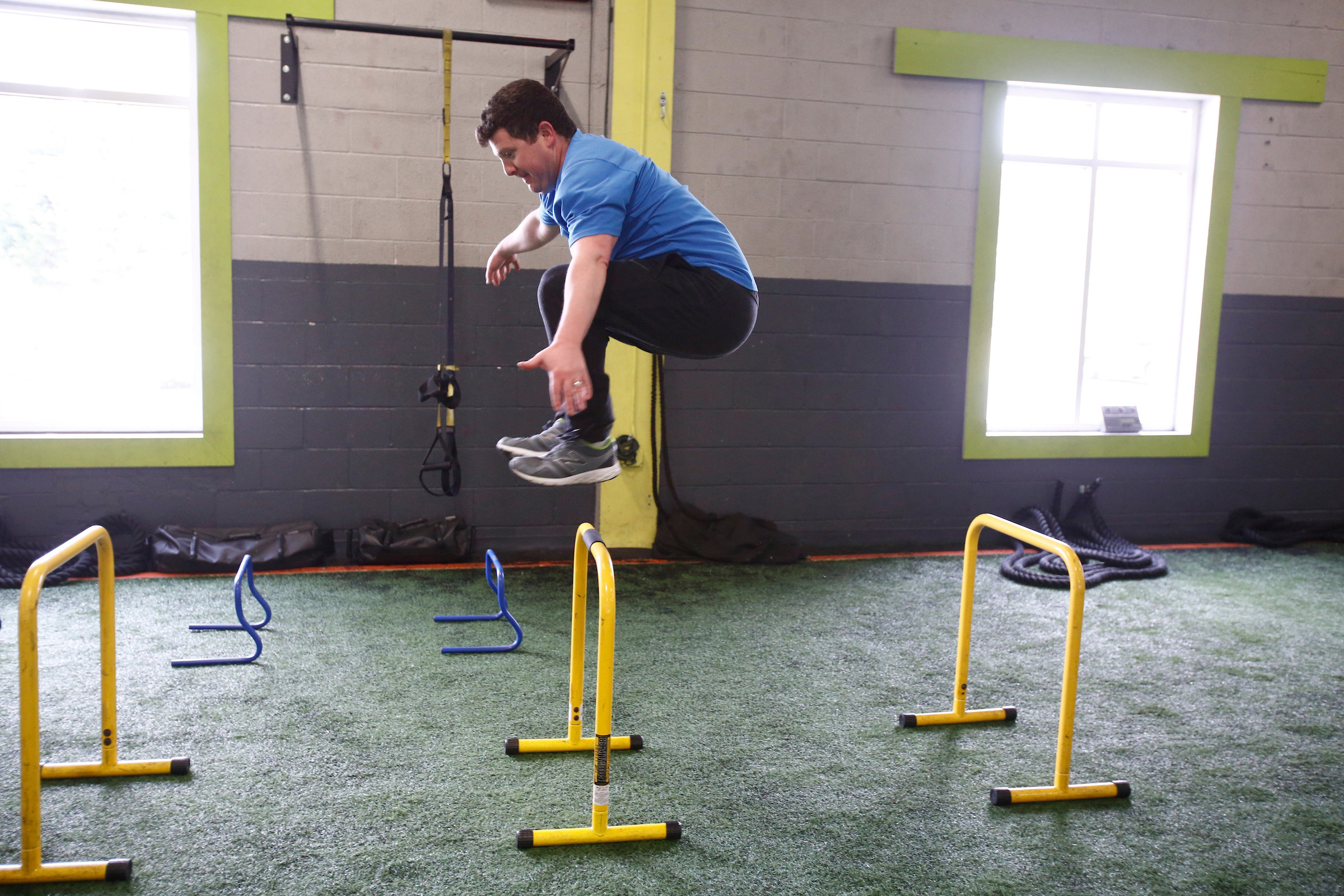 Can a Globe reporter keep up with NFL players in a workout? The