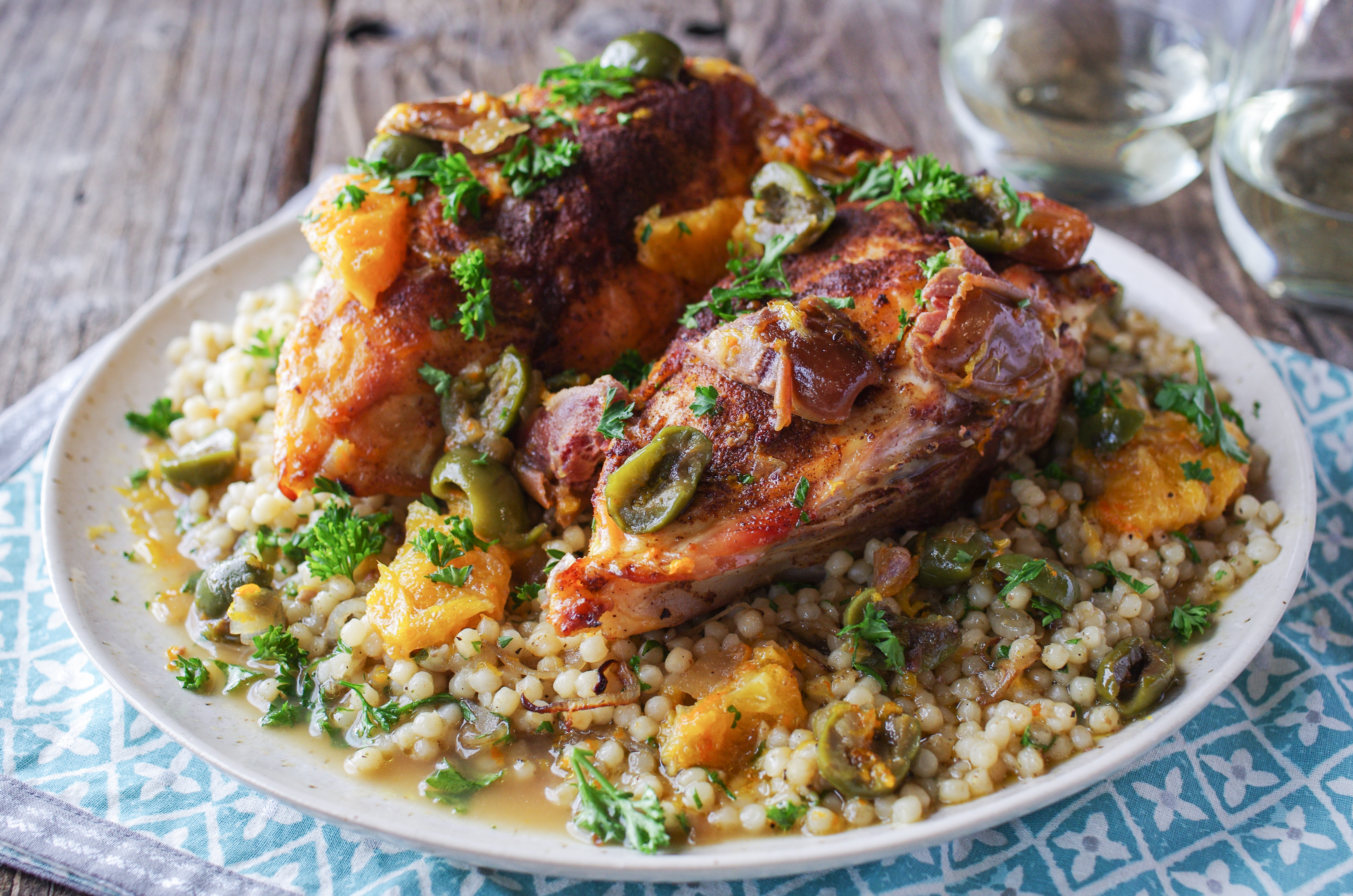 Recipe Dates Oranges Olives And Other Tastes Of The Middle East In An Elegant Chicken Dish For Two The Boston Globe