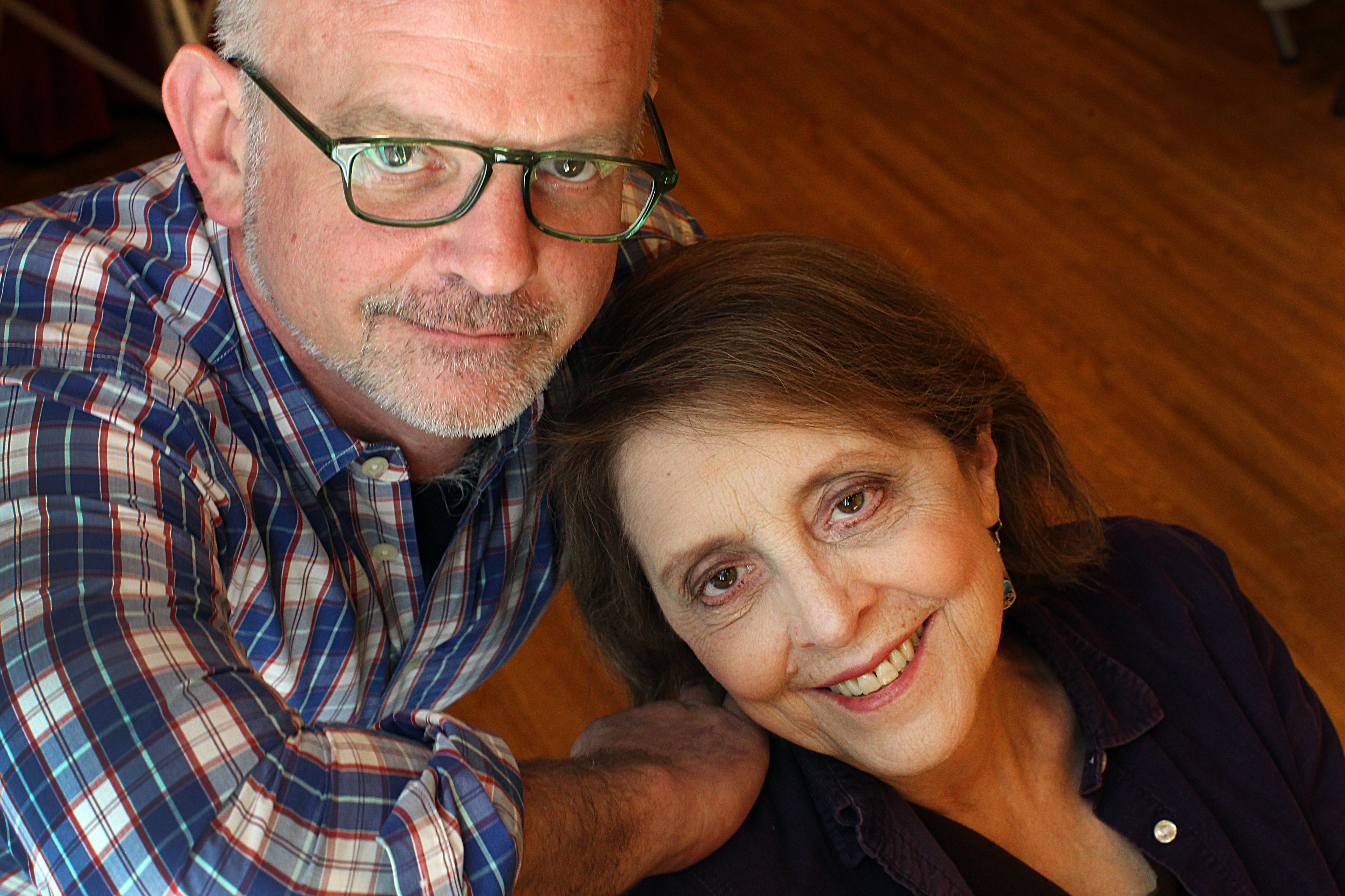 Director Michael Wilson and playwright Elizabeth Egloff.