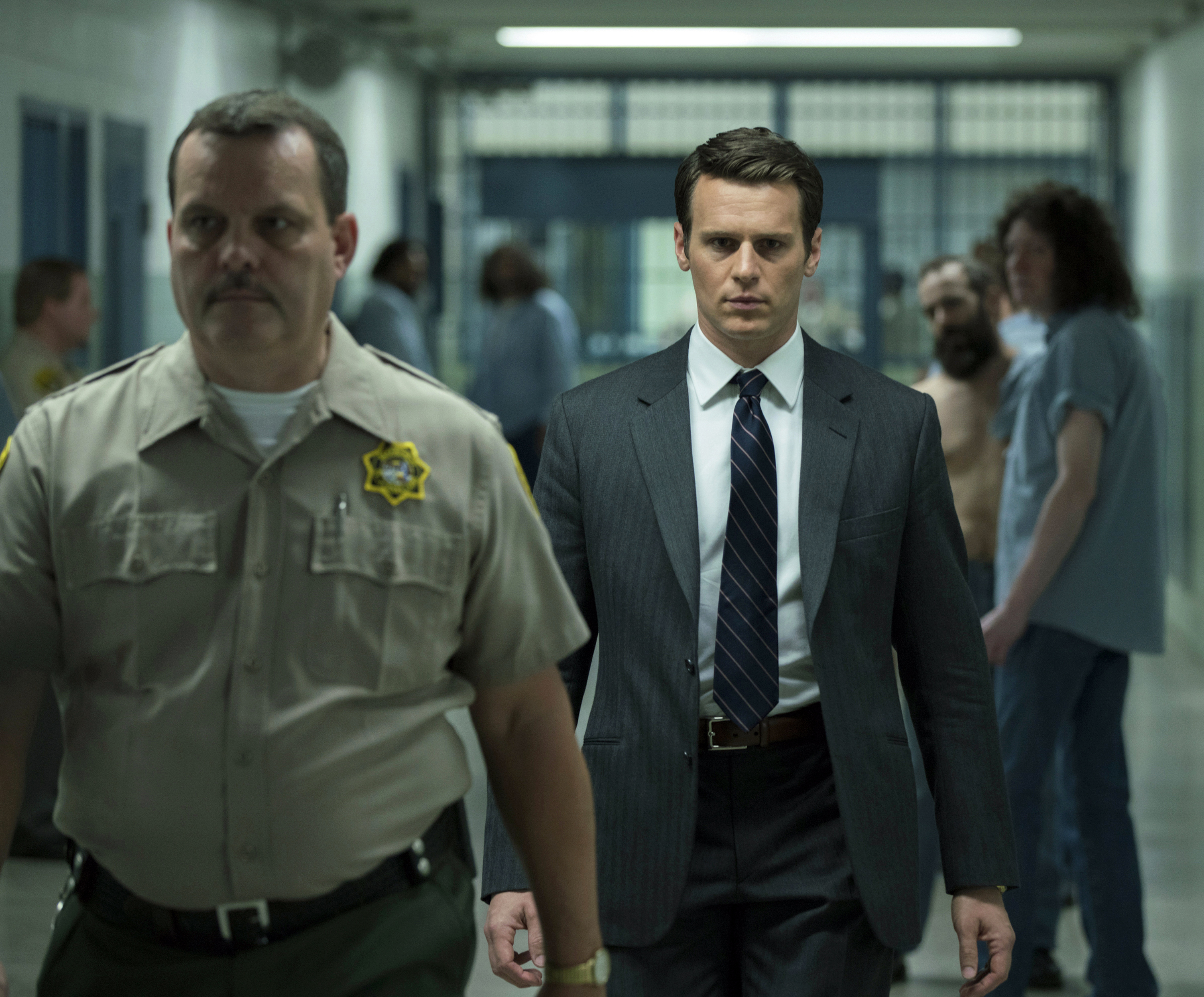 Jonathan Groff as FBI profiler Holden Ford in “Mindhunter,” which has become a more rewarding show in season two.