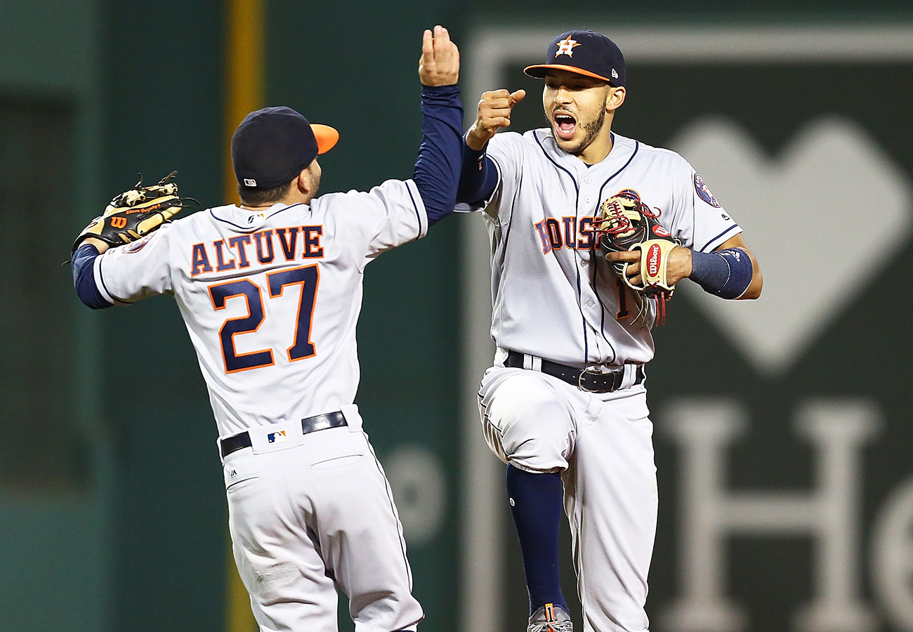 Houston is strong up the middle with Jose Altuve and Carlos Correa.