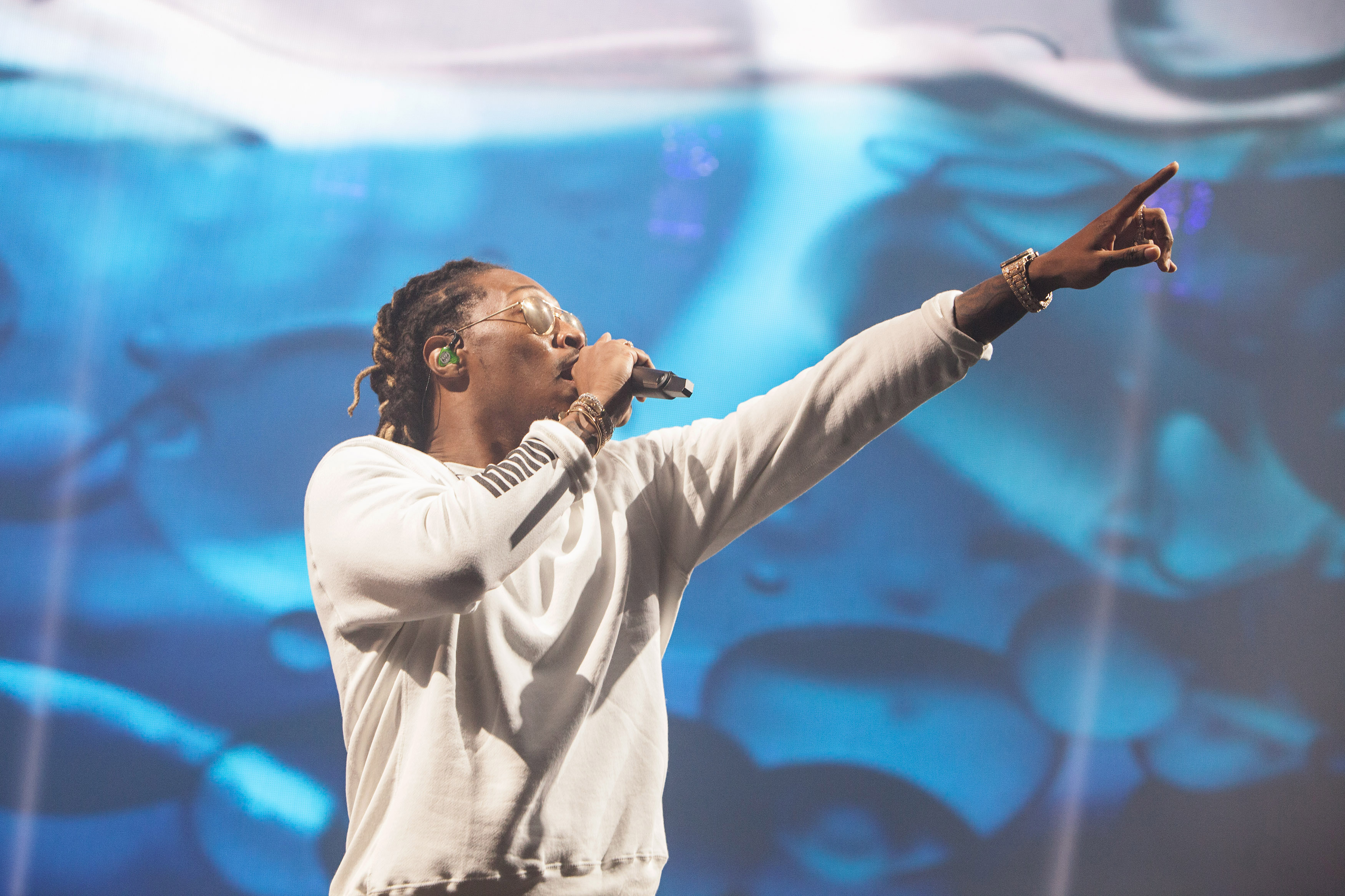 Future performs at TD Garden on Wednesday.