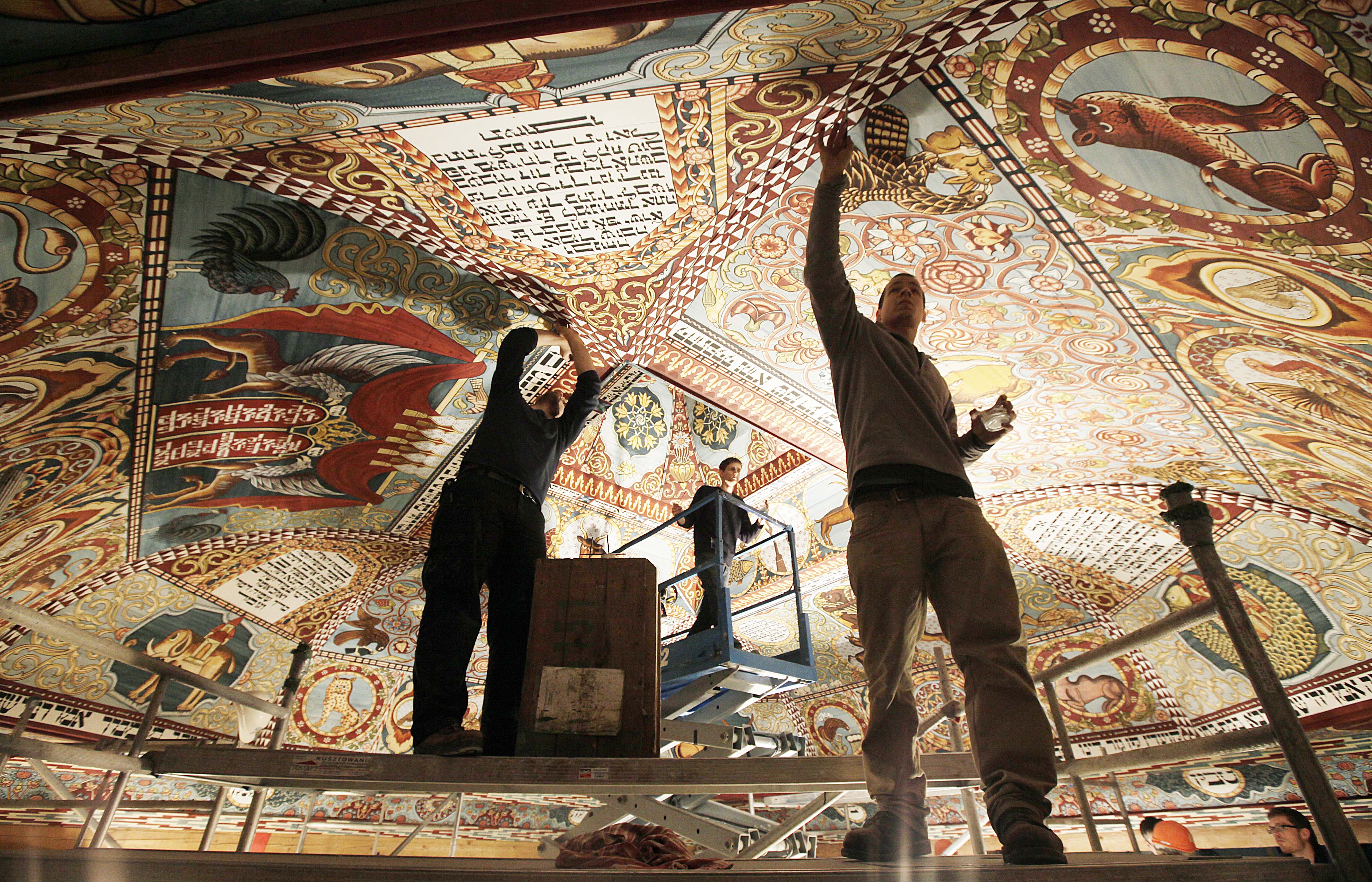 Rick and Laura Brown (below) came to the Gwozdziec project (above) as founders and directors of Handshouse Studio, an educational nonprofit in Norwell that replicates historic objects using authentic methods.