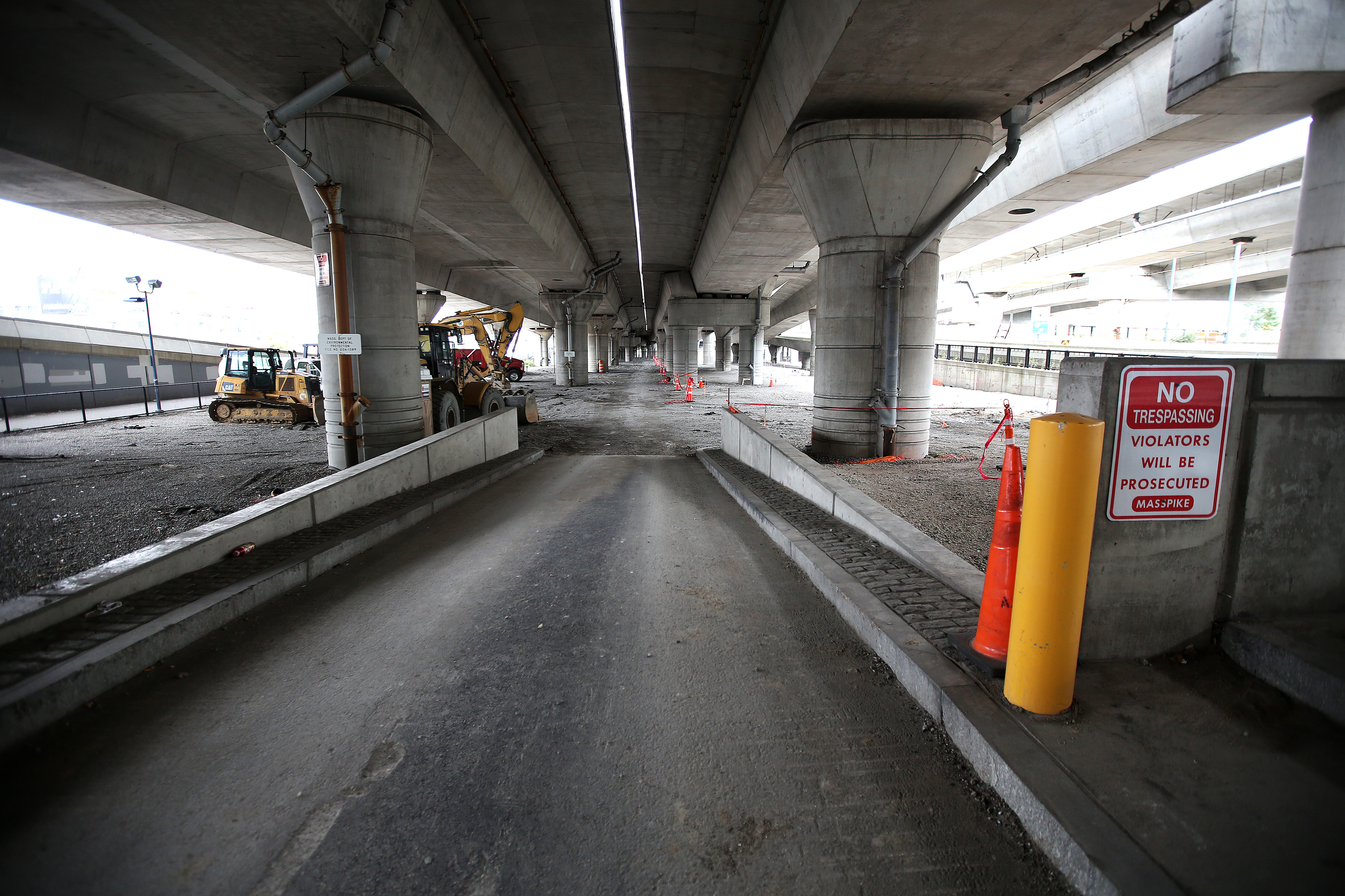 Plans call for the South End Open Market at SoWa to move to this lot under Interstate 93 in 2017.