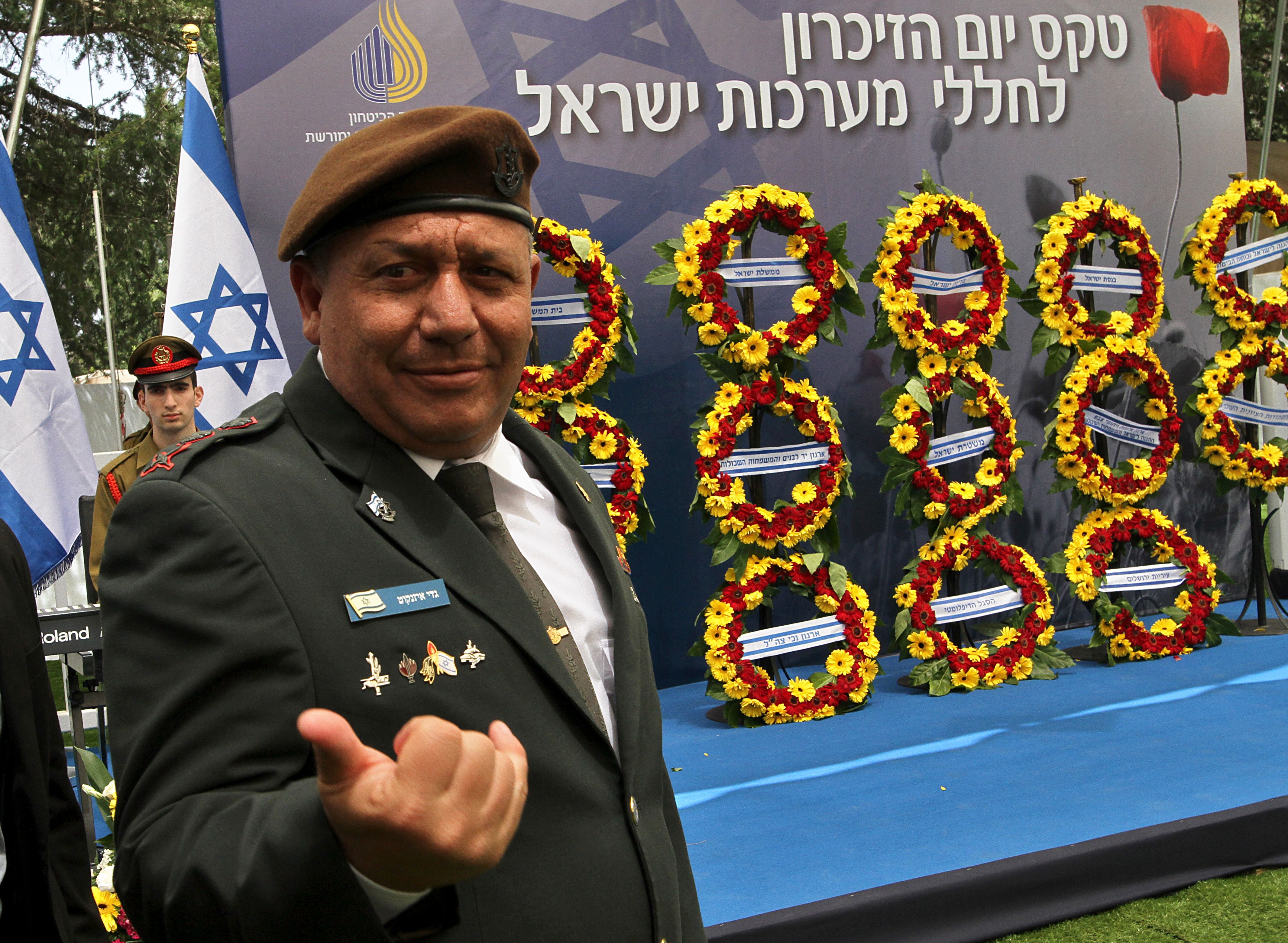 “Without a doubt the nuclear deal between Iran and the West is a historic turning point,” said Gadi Eizenkot (above).
