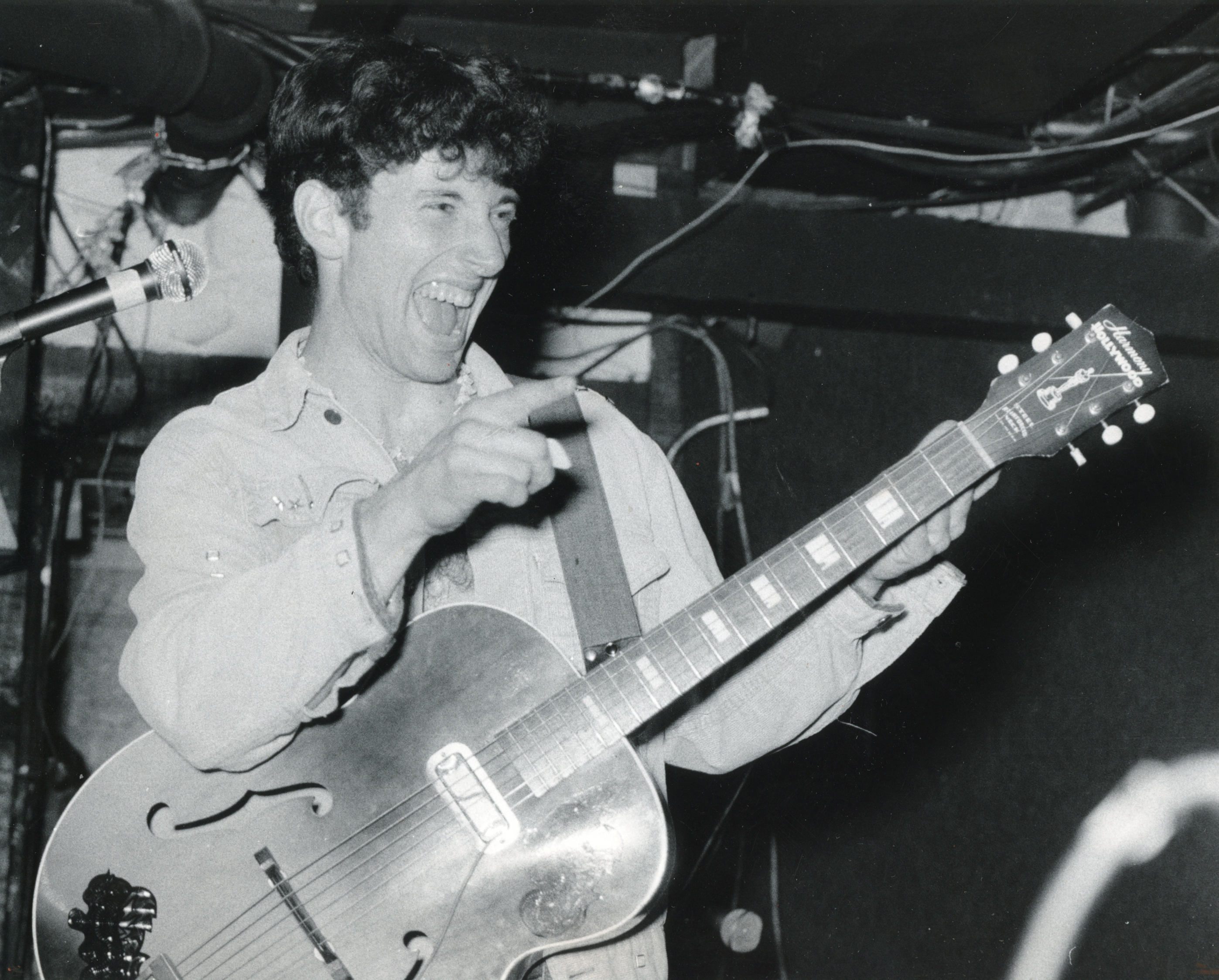 Jonathan Richman performed at Jonathan Swift's in Harvard Square in 1984.