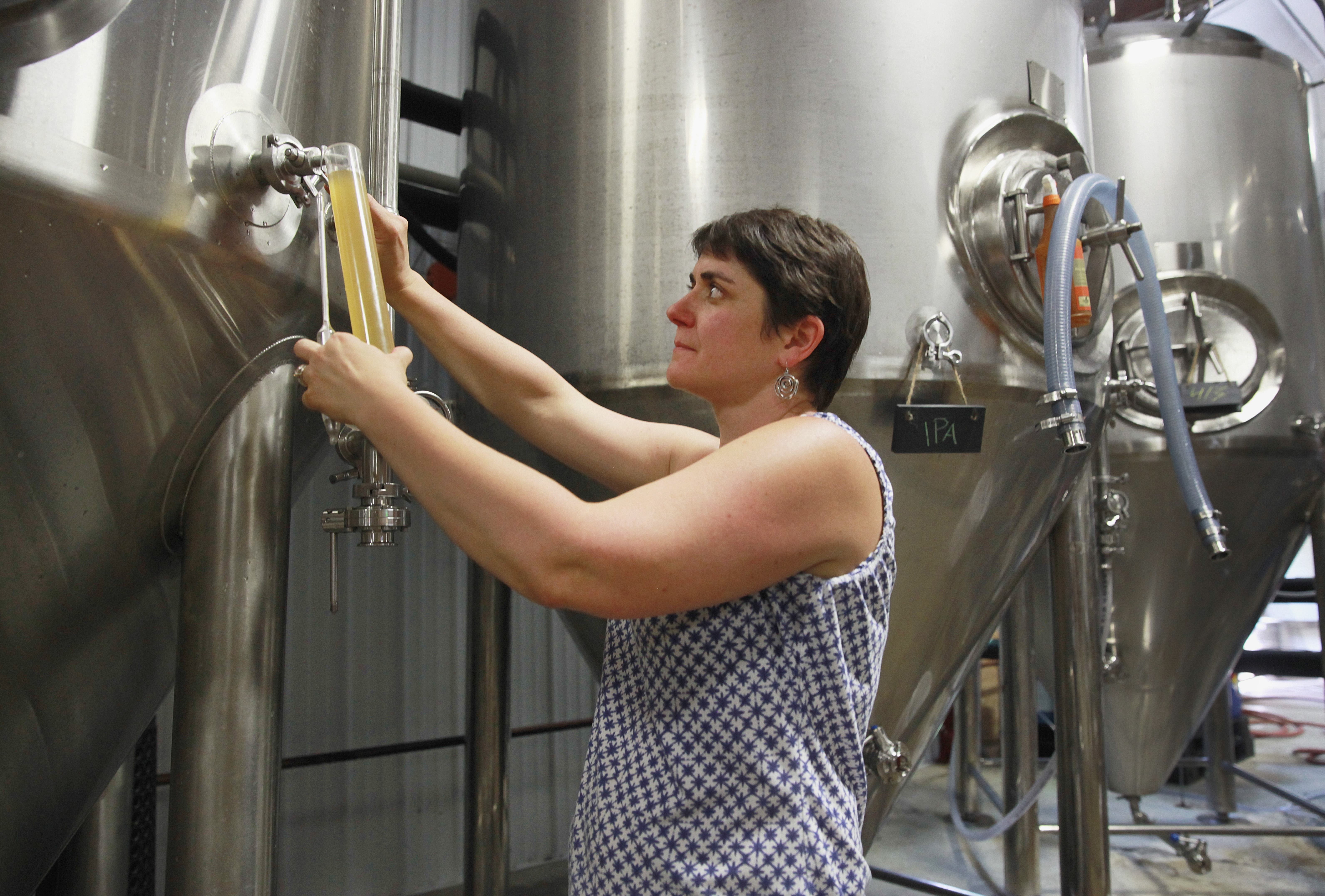 Another trail spotlights beer and cider makers such as Christine Heaton’s Big Elm Brewing in Sheffield.