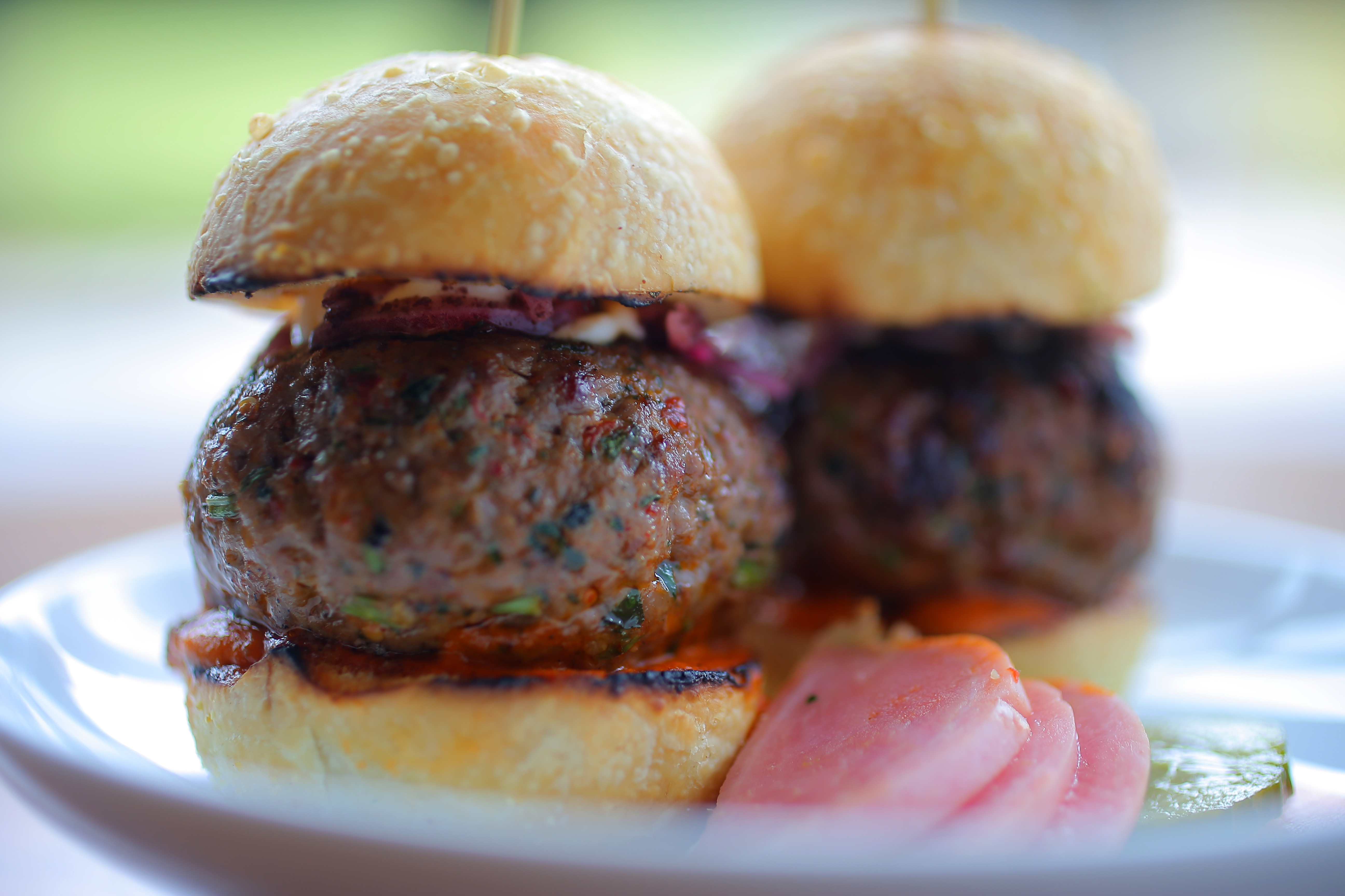 Lamb kofte sliders at Sarma.