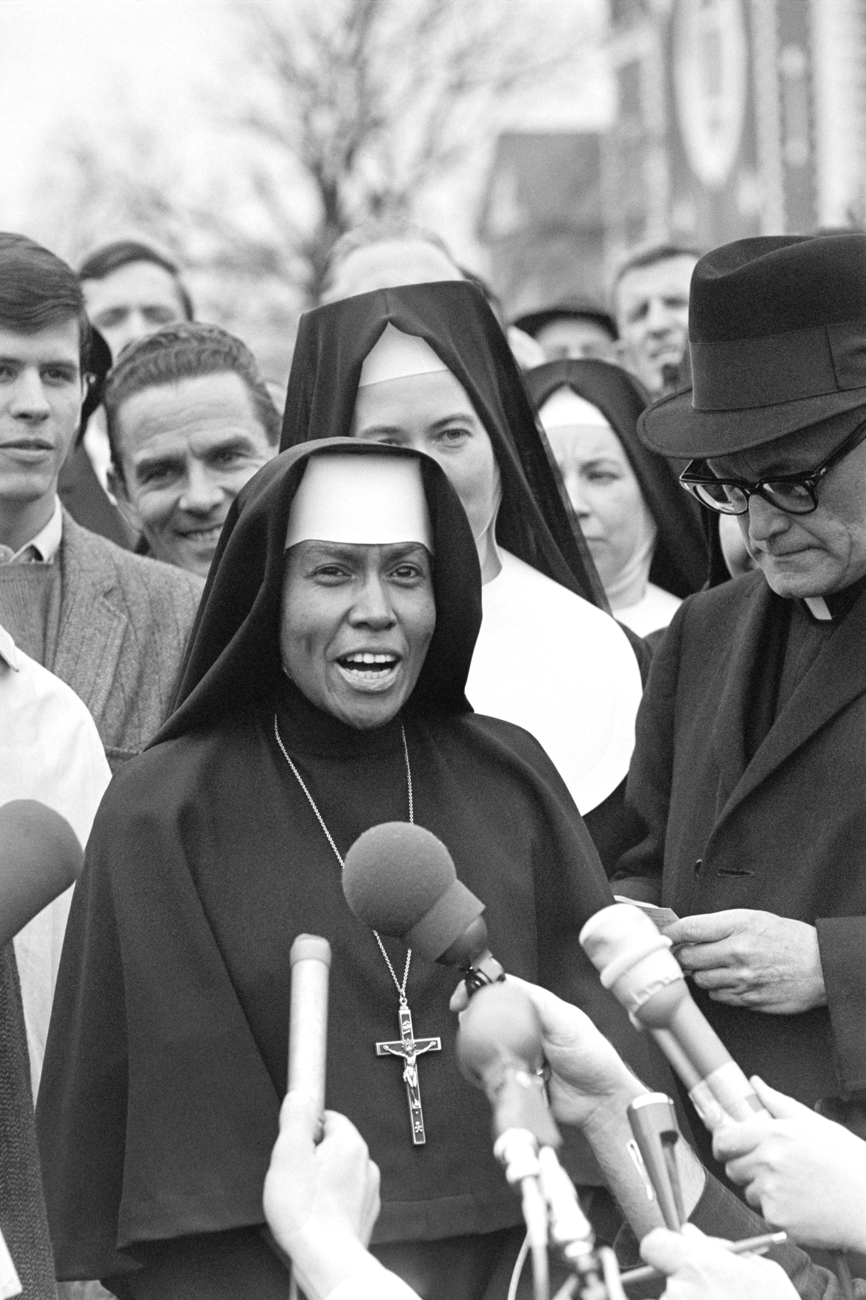 Sister Mary Antona was one of six nuns who led a march on Selma, Ala. in 1965.