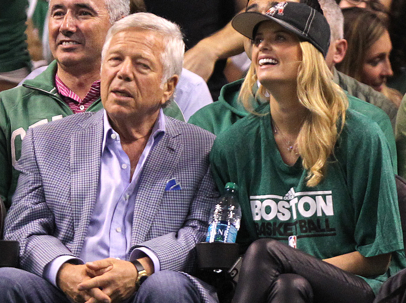 Robert Kraft and Ricki Noel Lander.