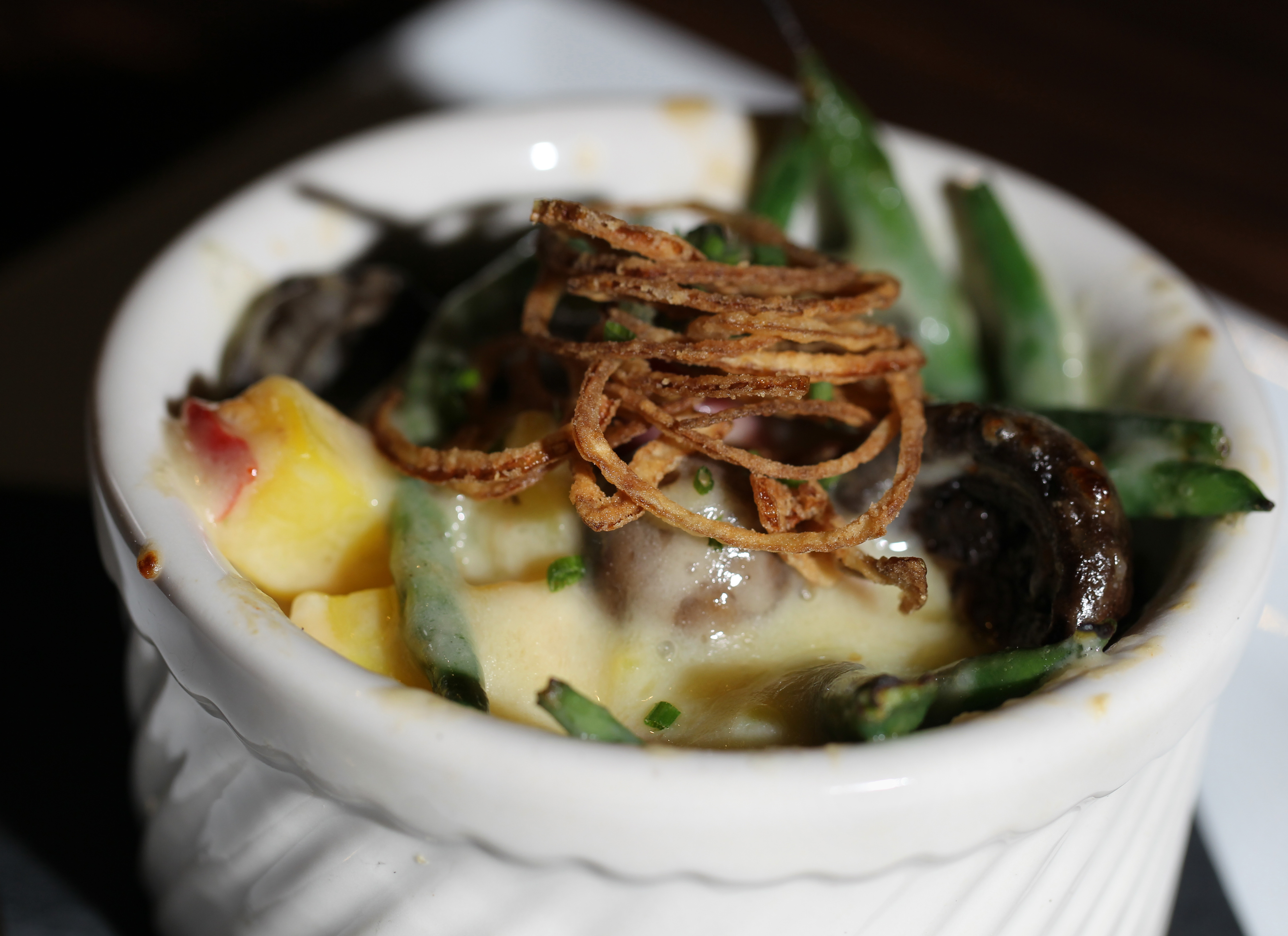 Green bean casserole at Storyville.