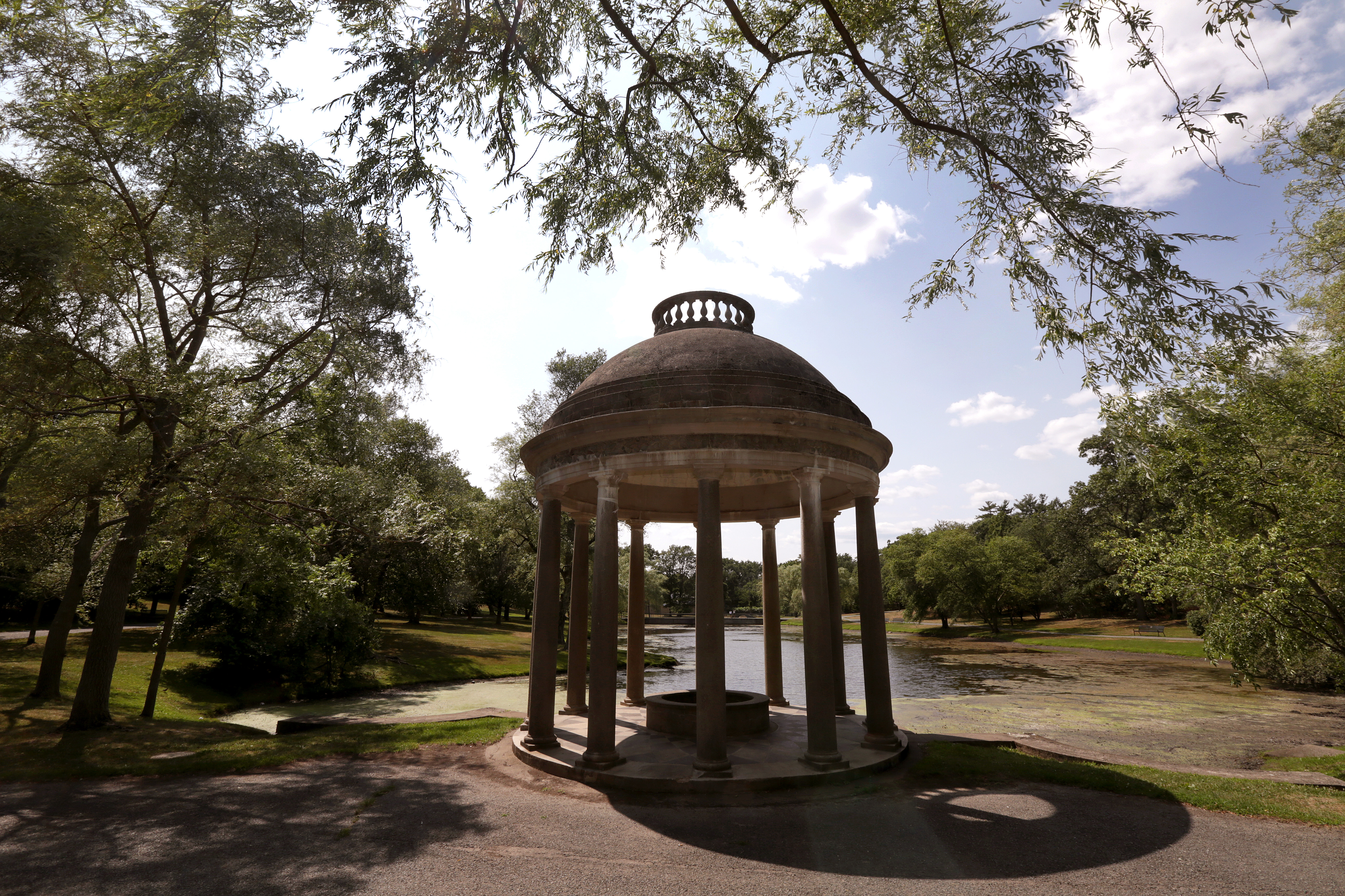 The Temple of Love is still a popular spot in Brookline.