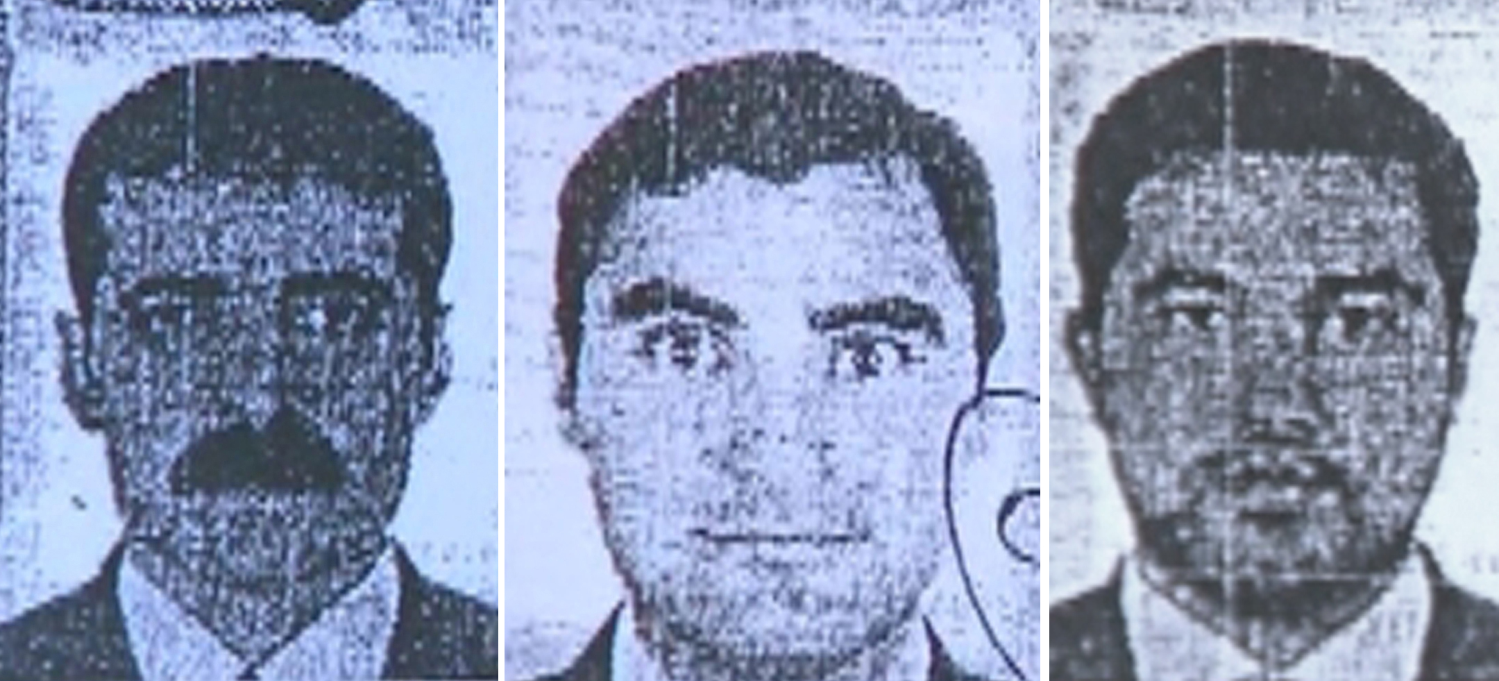 Major Jan Mohammad Arash, Captain Noorullah Aminyar, Captain Mohammad Nasir Askarzada.