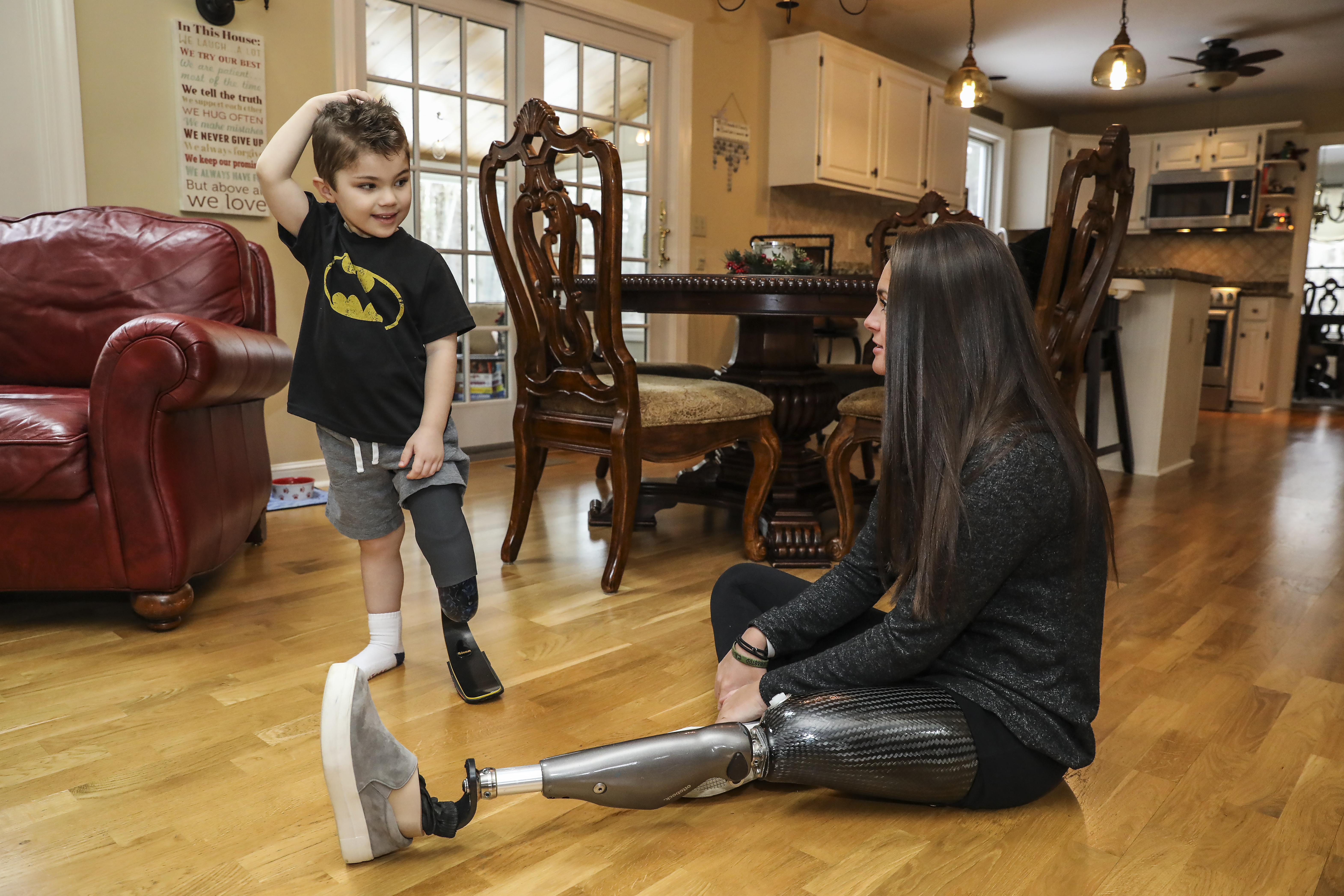 Lambert returned to UMass Lowell’s women’s lacrosse team after losing her left leg in a moped accident.