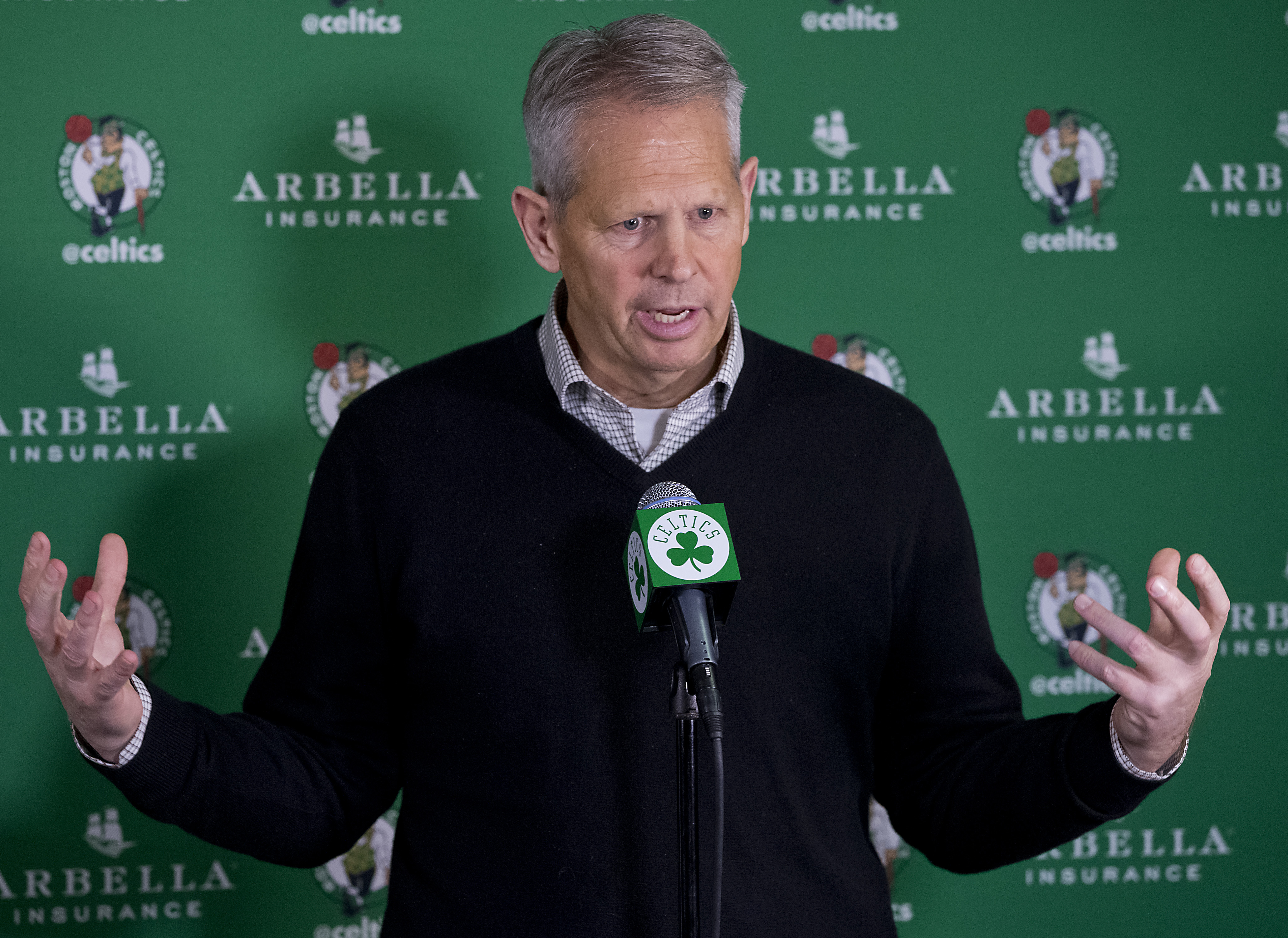 Danny Ainge and the Celtics have three first-round picks this year.
