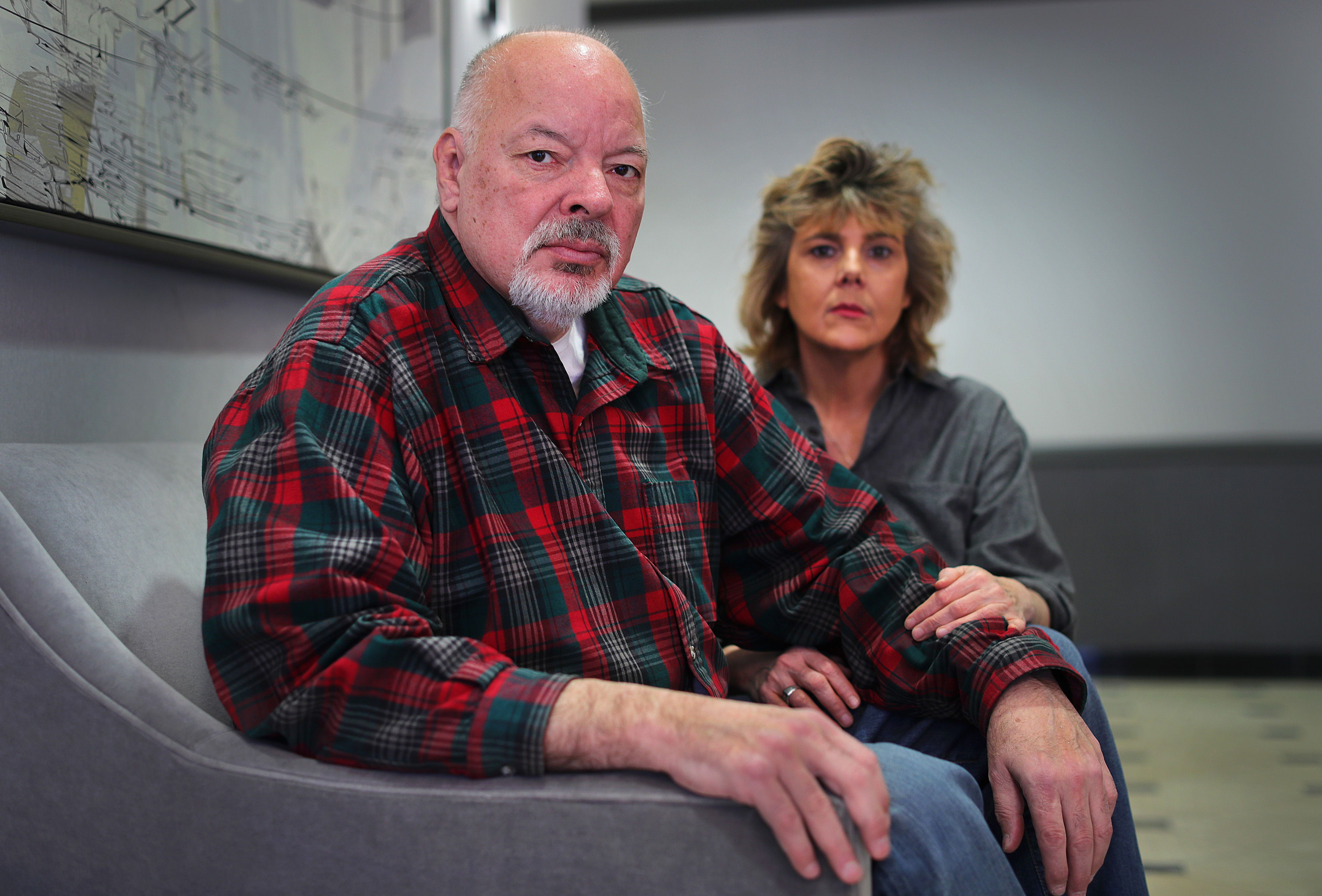 Peter Nadler with his wife, Lorraine.