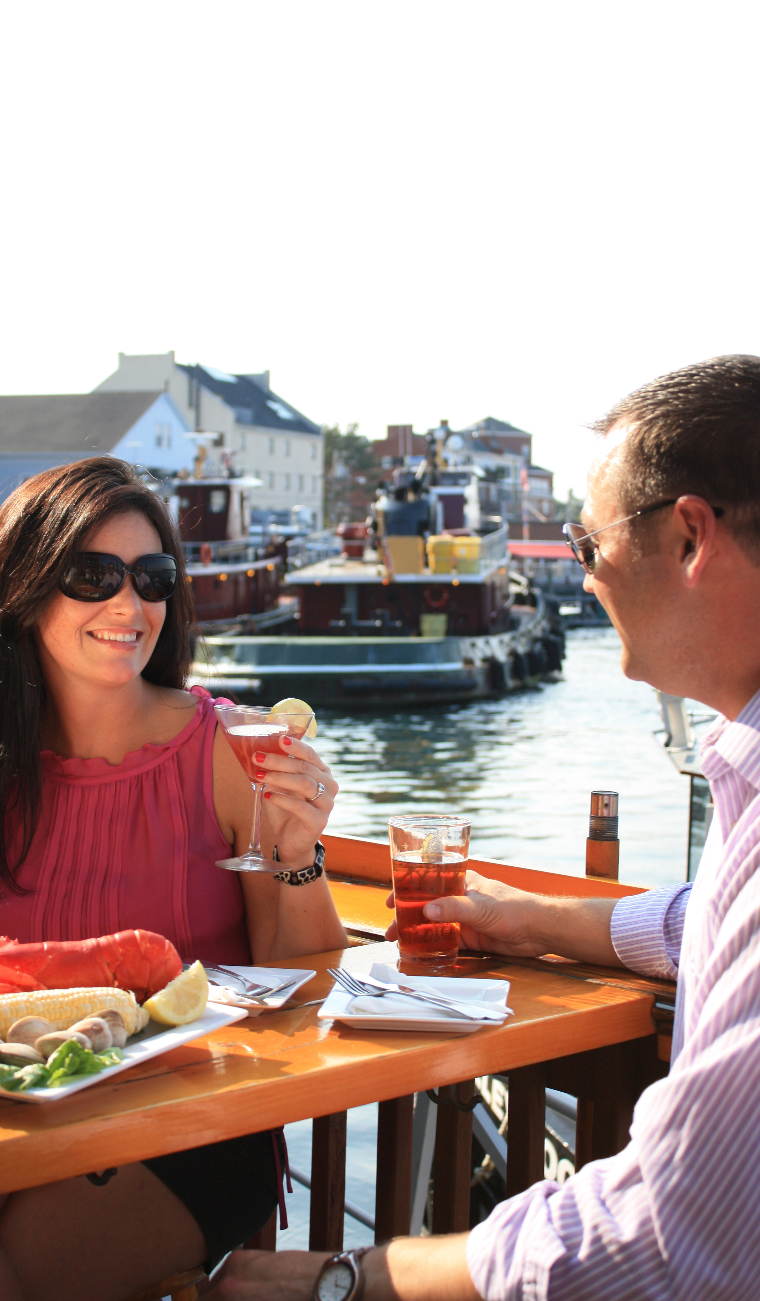 Waterfront dining in Portsmouth, N.H., moves outdoors in summer.