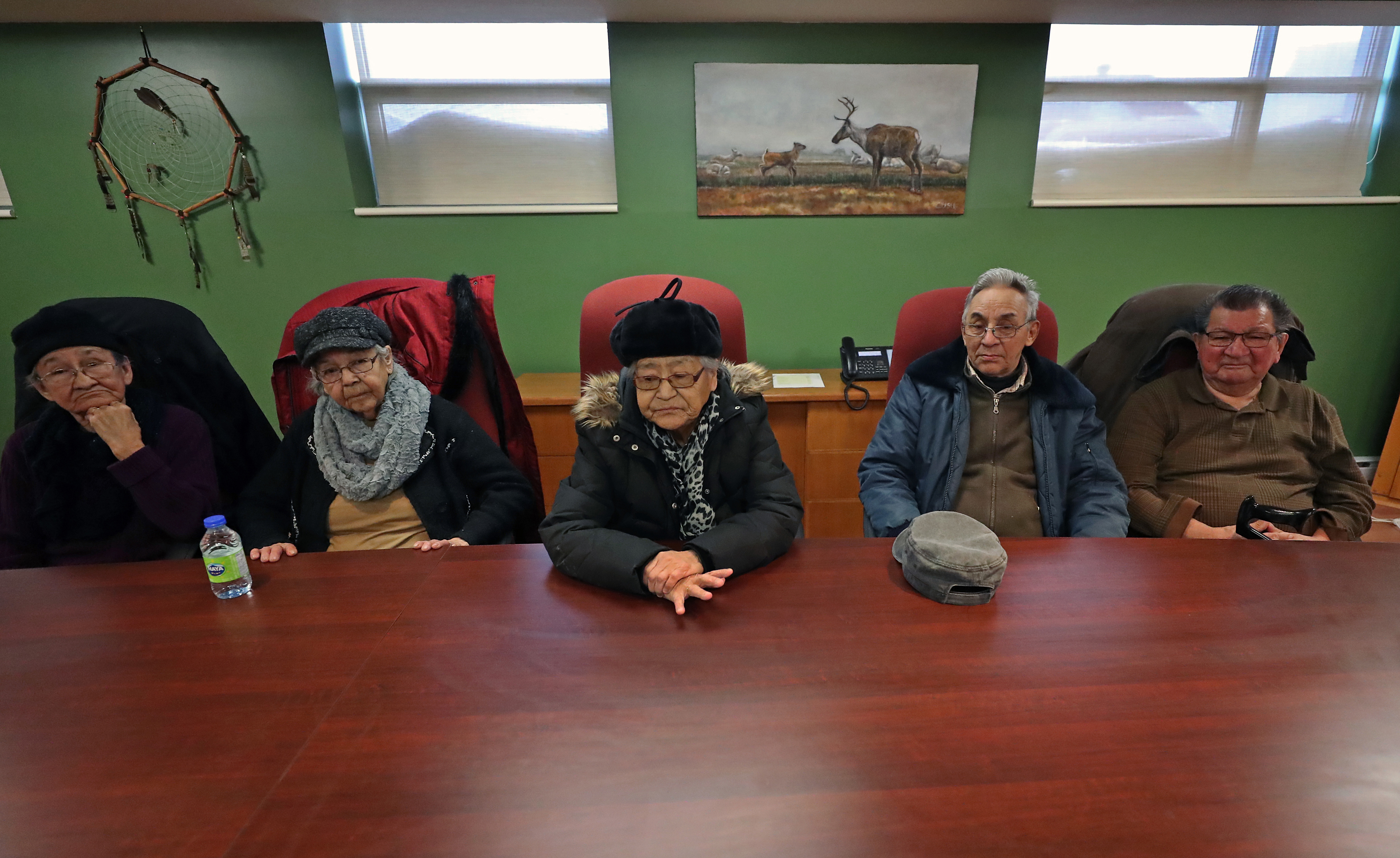Members of the Pessamit community talked about the river, dams, and the power company.