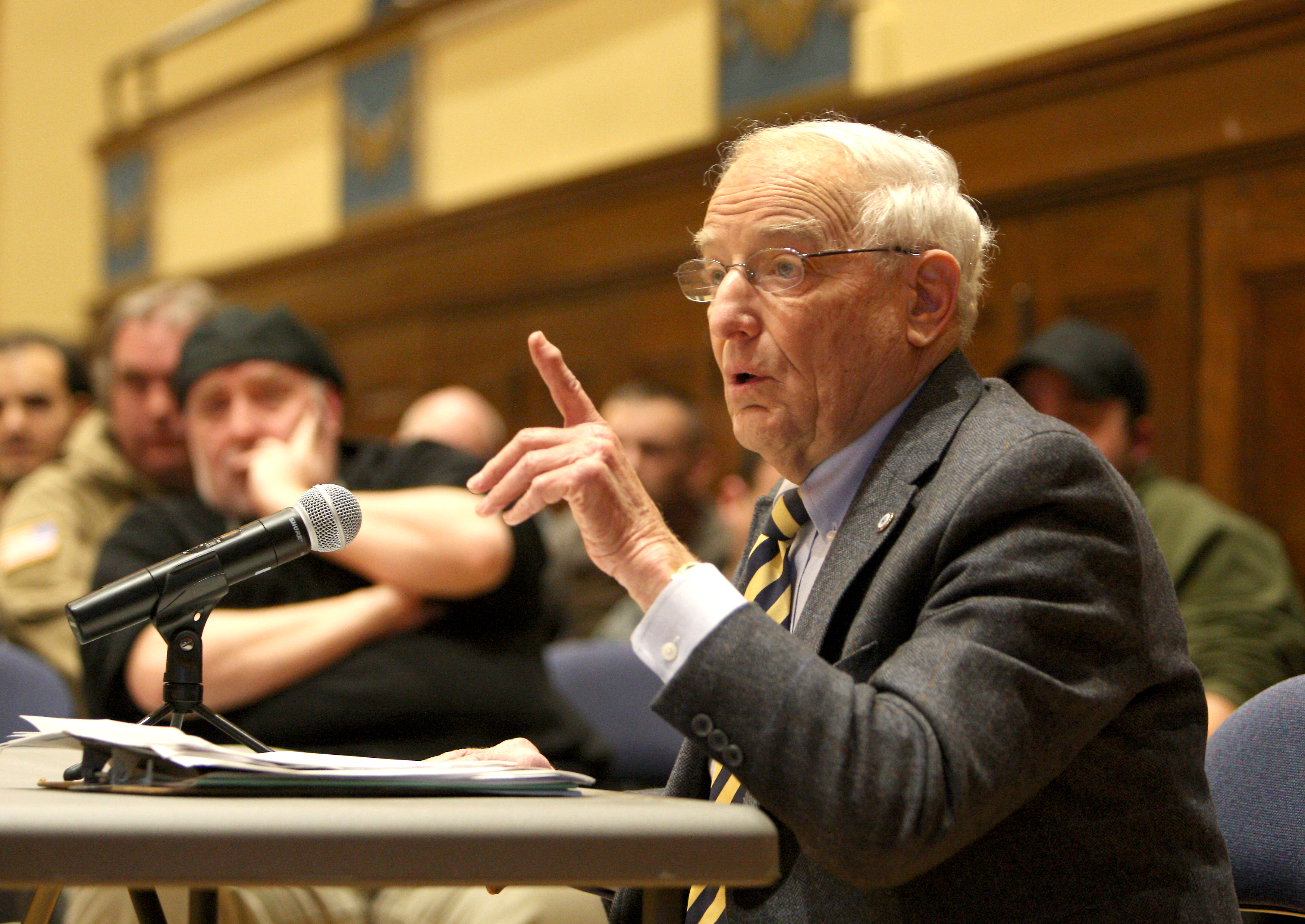 Robert Rotberg, president emeritus of the World Peace Foundation, described the need to “remove assault weapons” from Lexington.