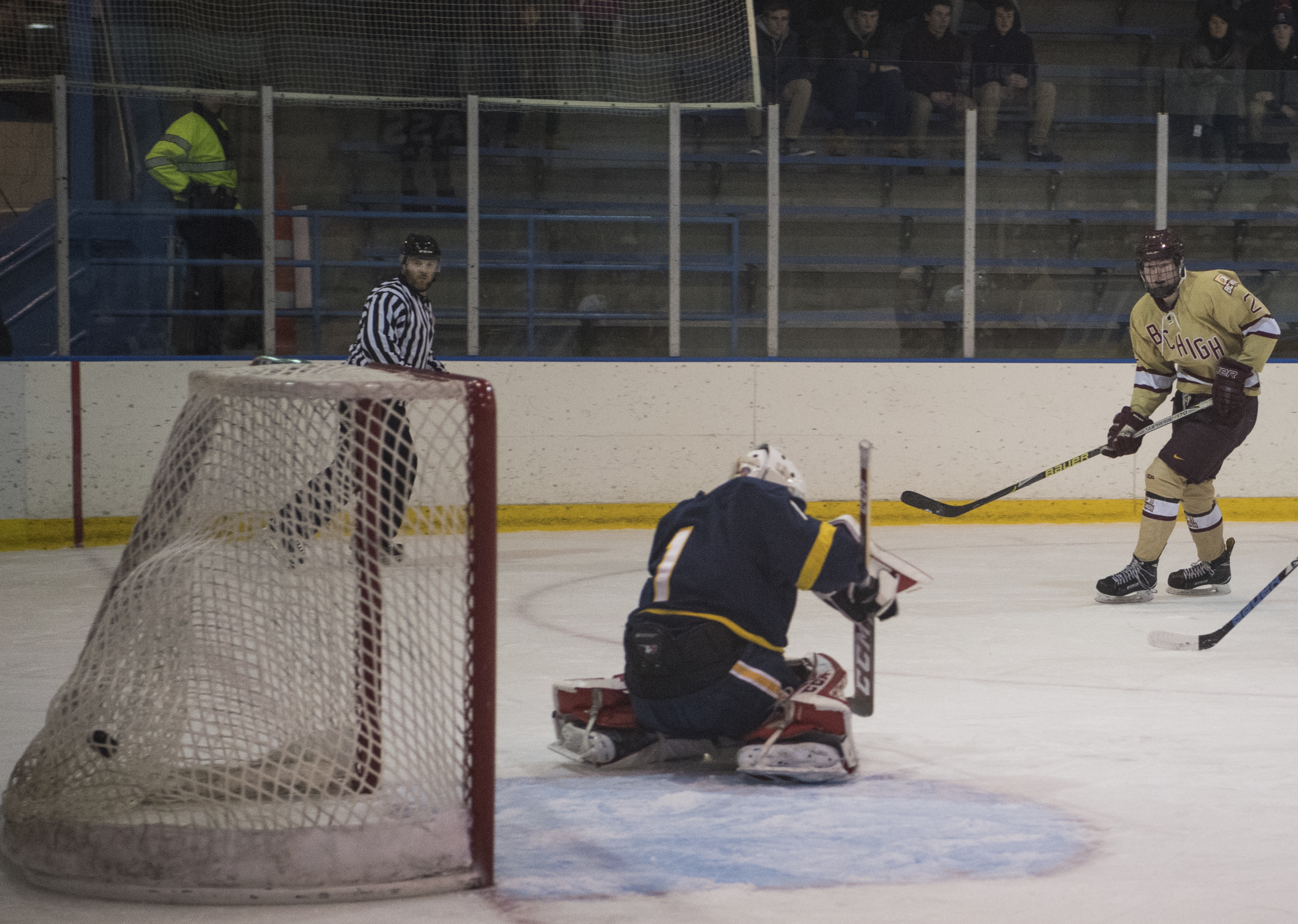 John Cetrino for The Boston GlobeBC High boys hockey hands Xaverian its