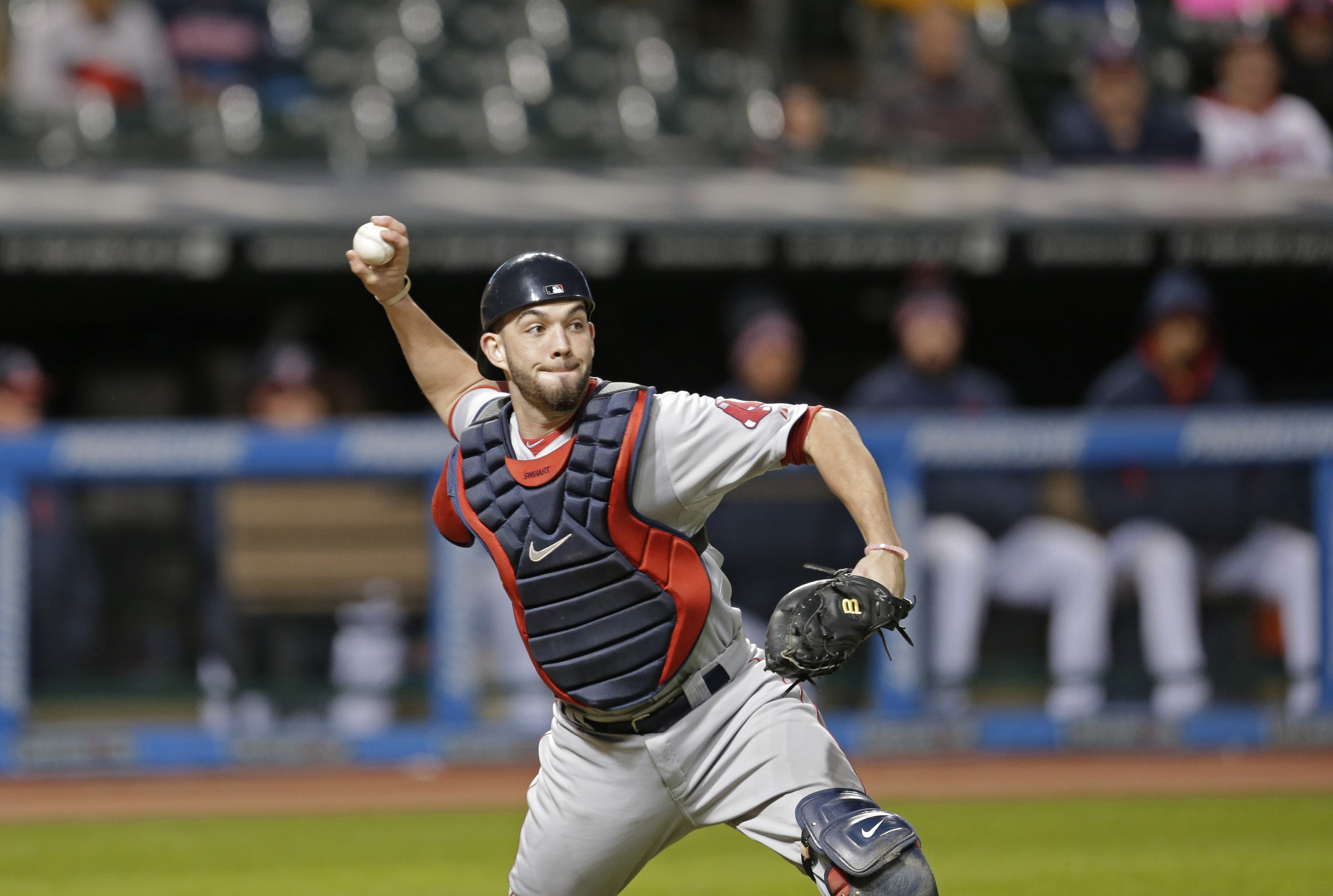 Blake Swihart threw out 28 percent of runners attempting to steal on him in 2015.