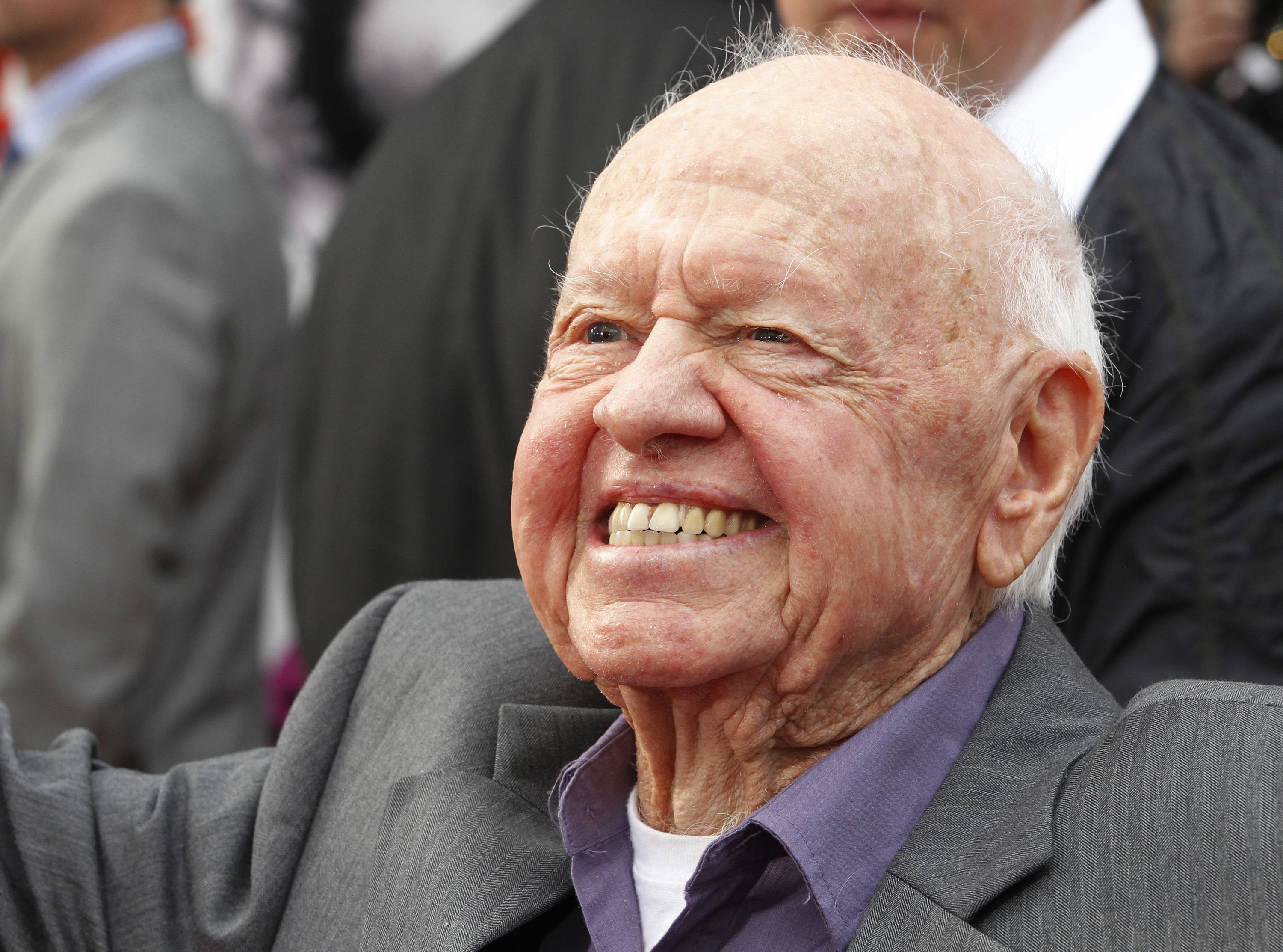 Mickey Rooney in 2012.