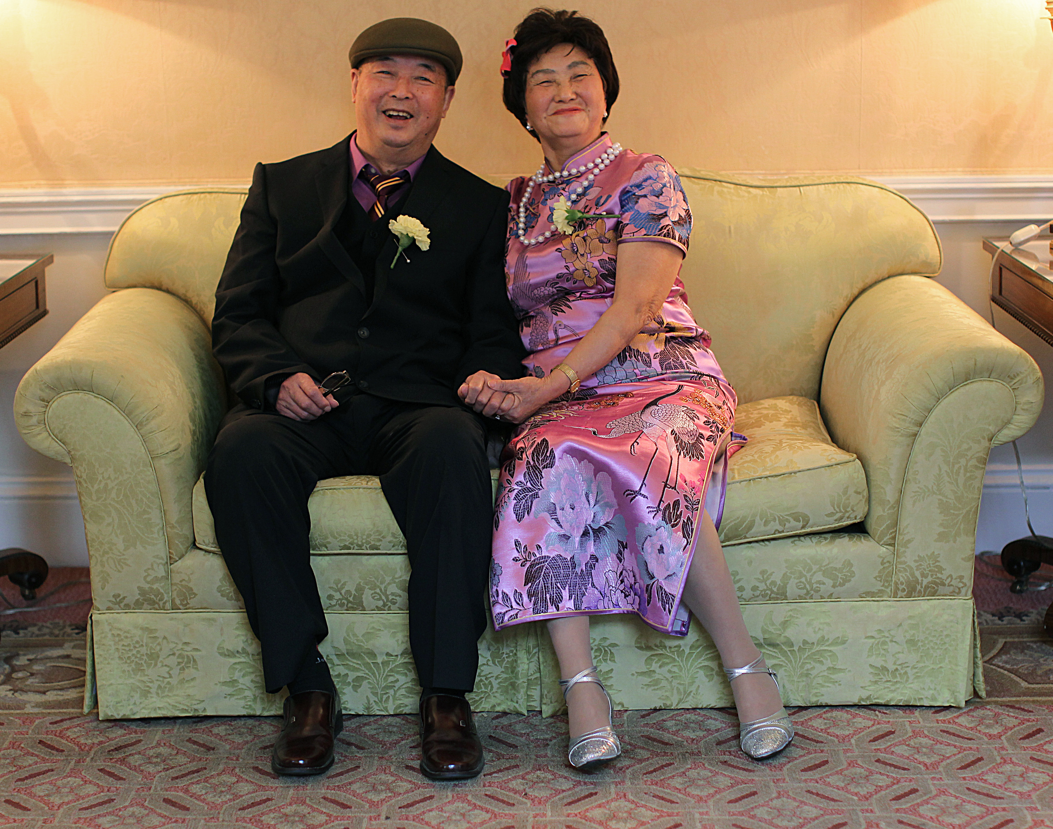 Yunzhong Xie and his wife Cuie Zhu