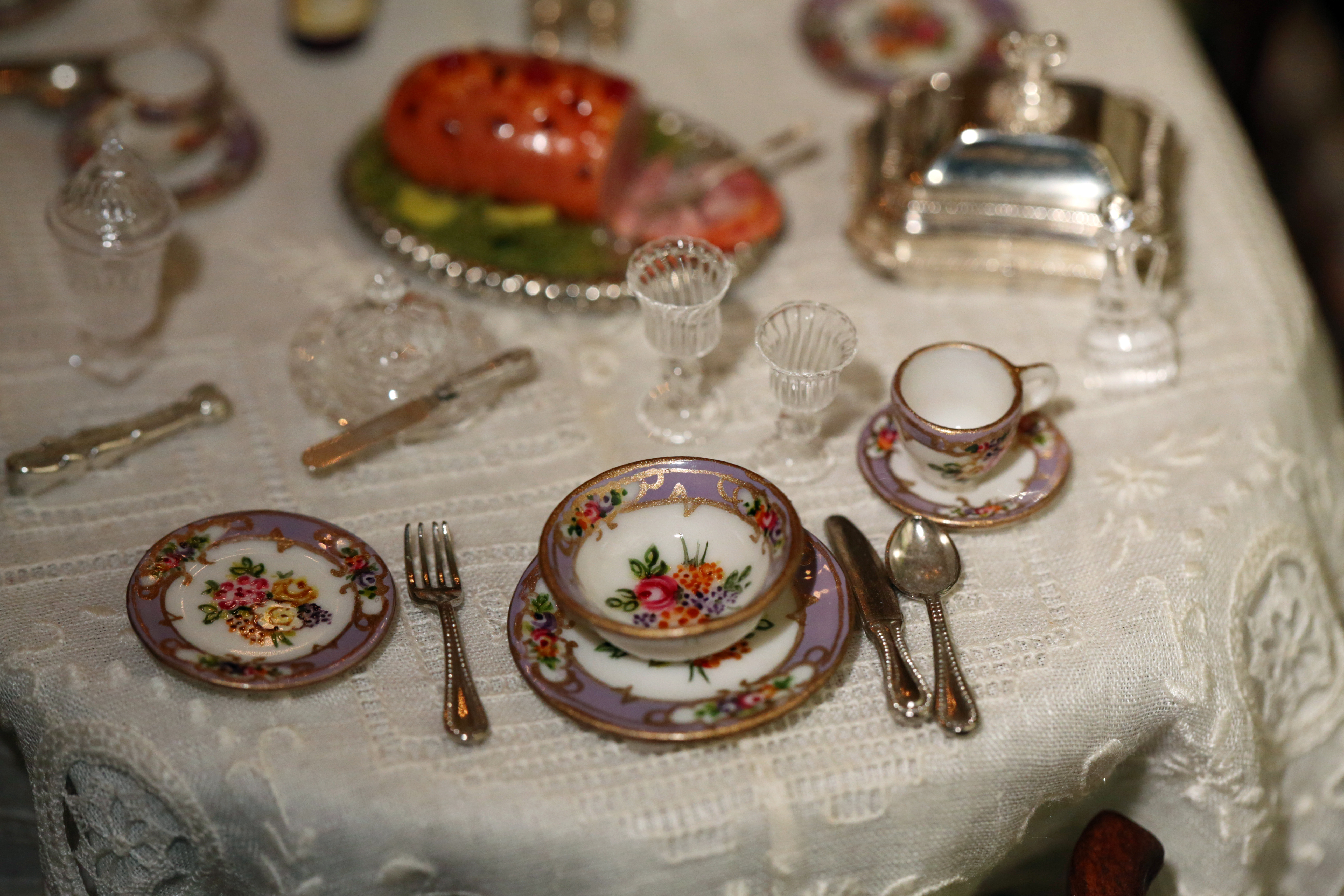 The dining room table.