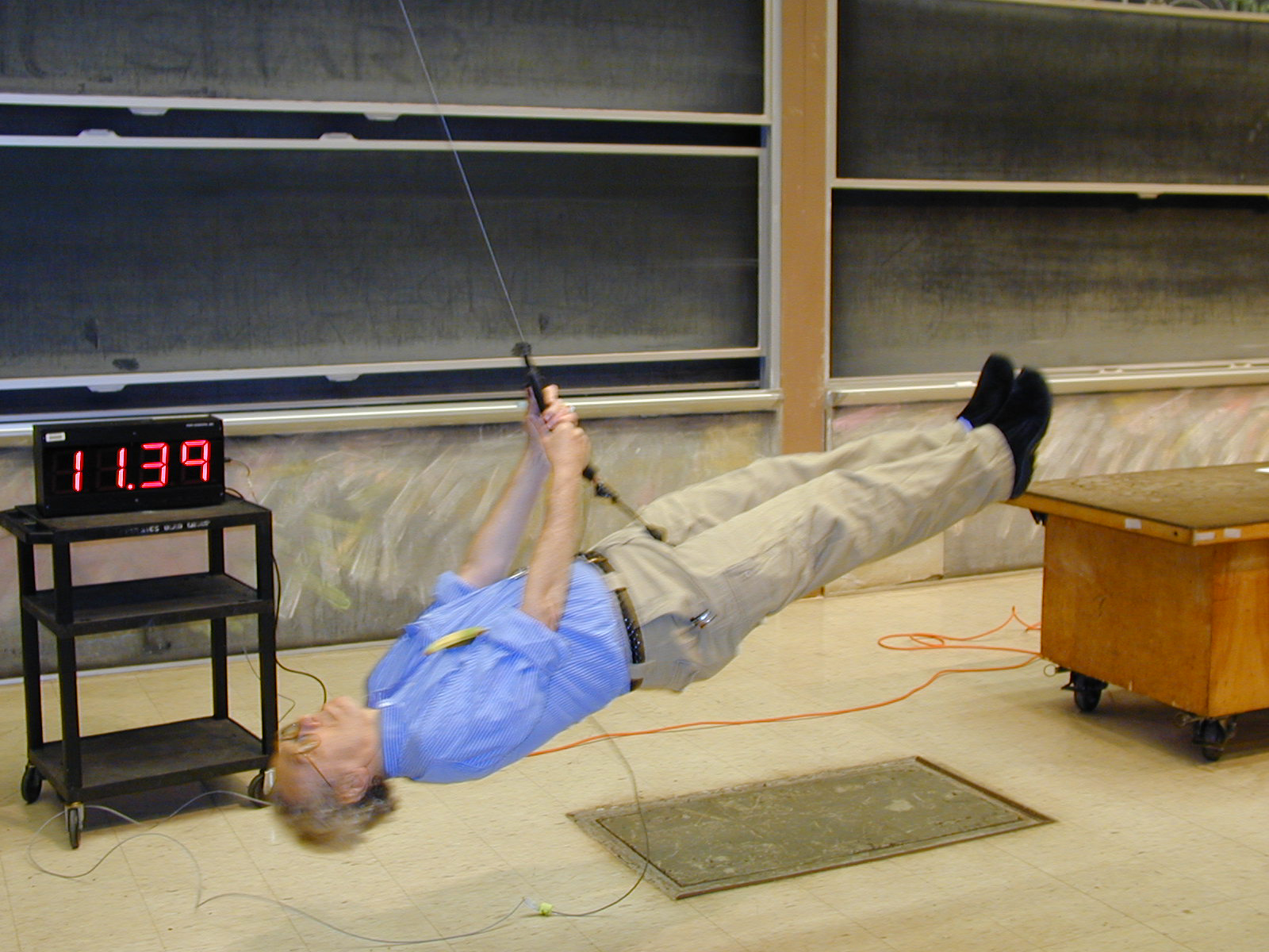 Lewin’s dramatic demonstrations of the laws of physics, which included using a heavy pendulum to prove he can predict its trajectory to within a fraction of a centimeter, were popular in the classroom and online.