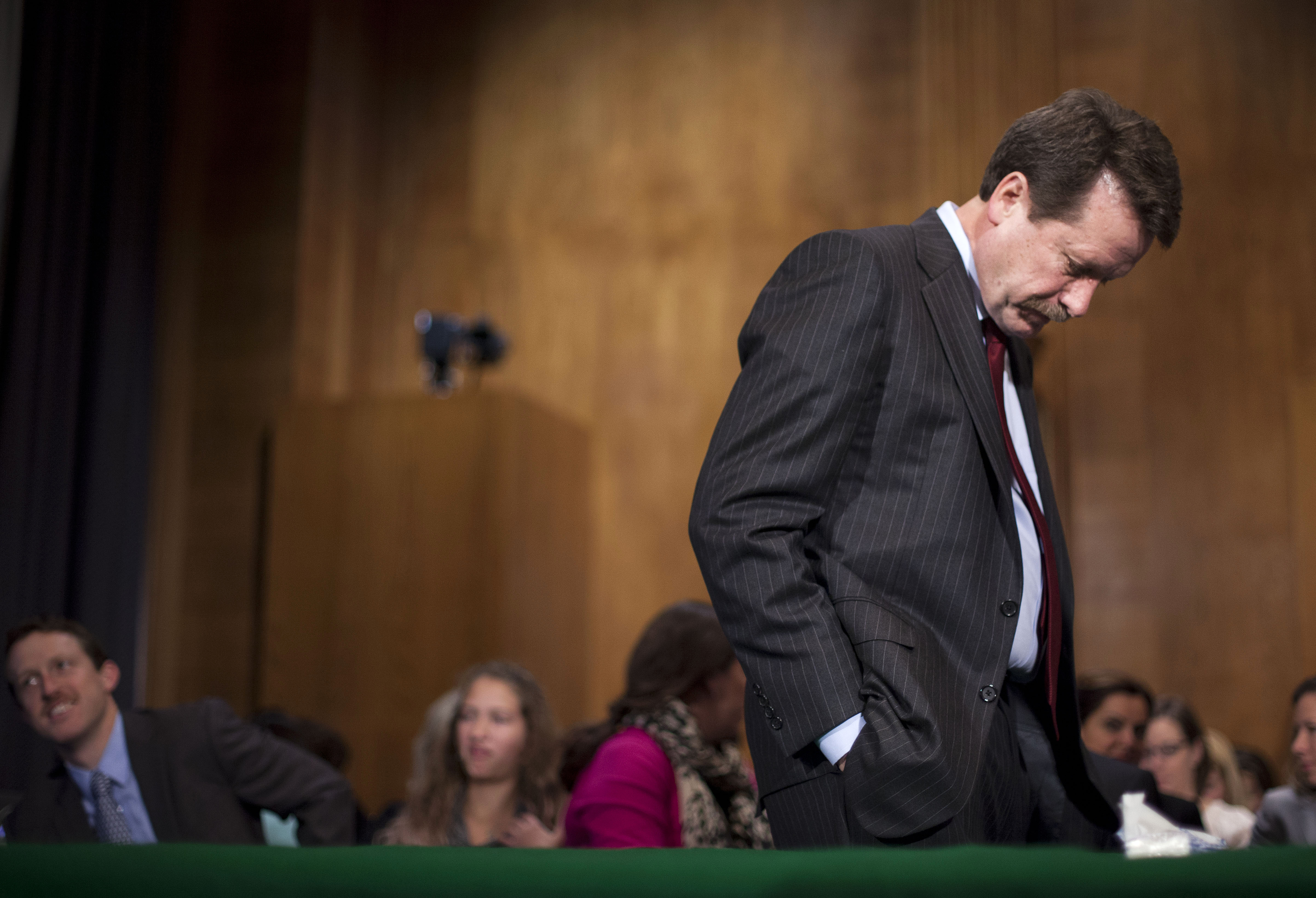 Dr. Robert Califf, President Obama's choice to lead the Food and Drug Administration (FDA), waited before a nomination hearing last fall.