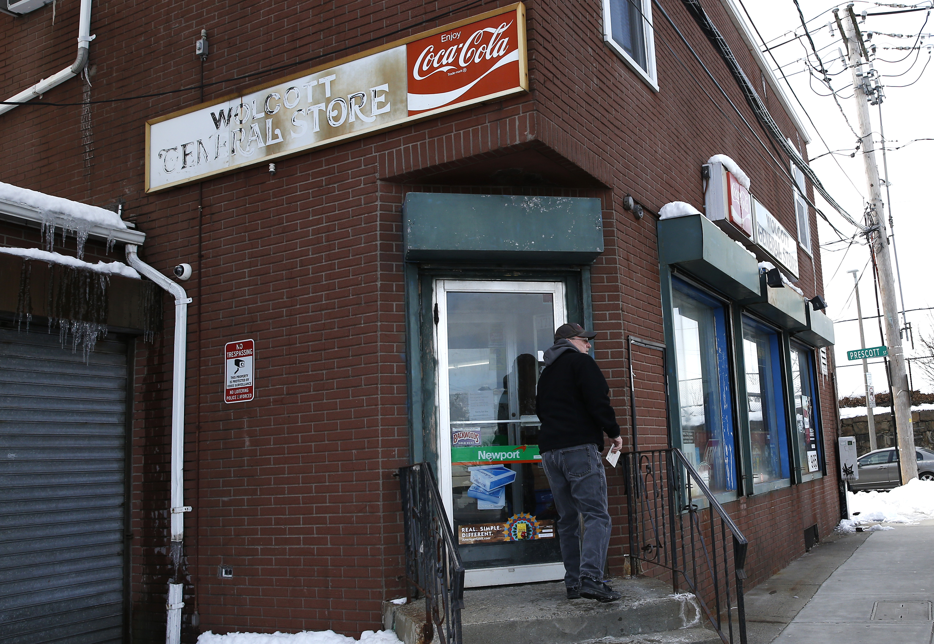 A man walked into Wolcott General Store.