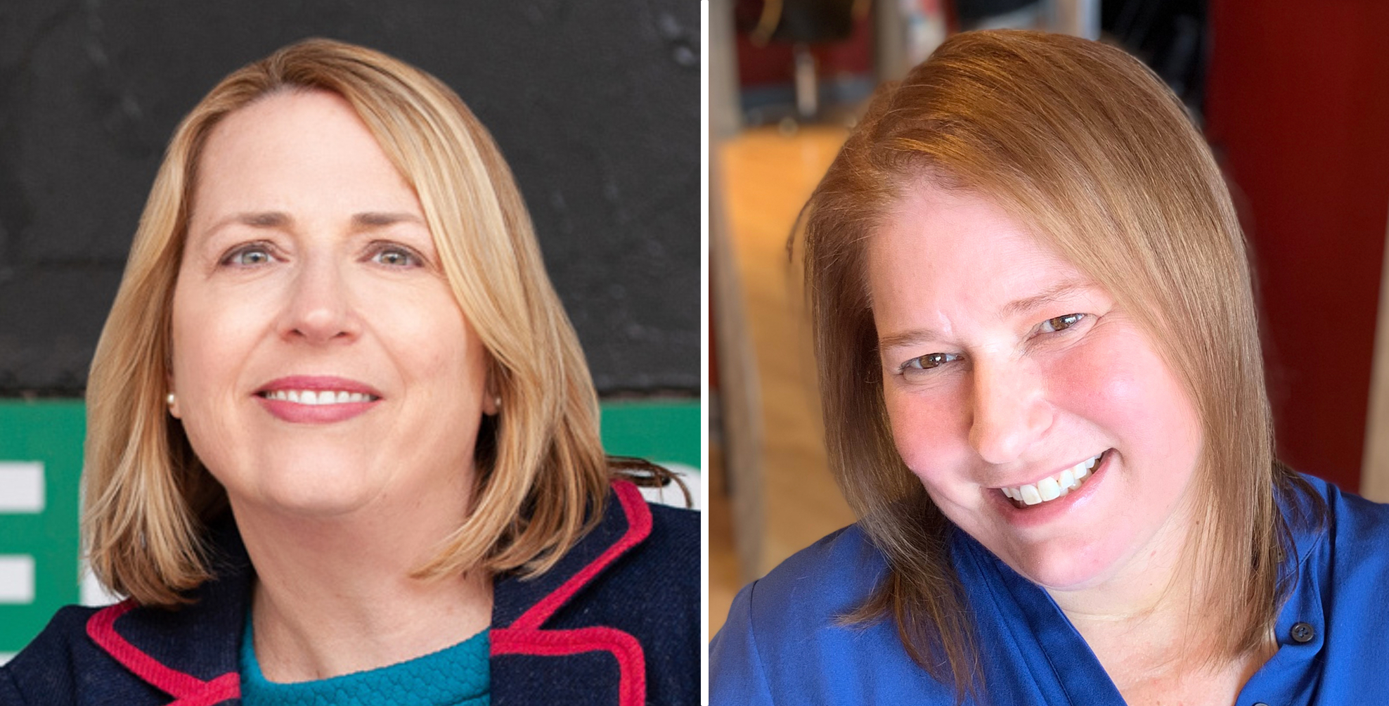 Ward 6 councilor candidates Brenda Noel, left, and Lisa Gordon.