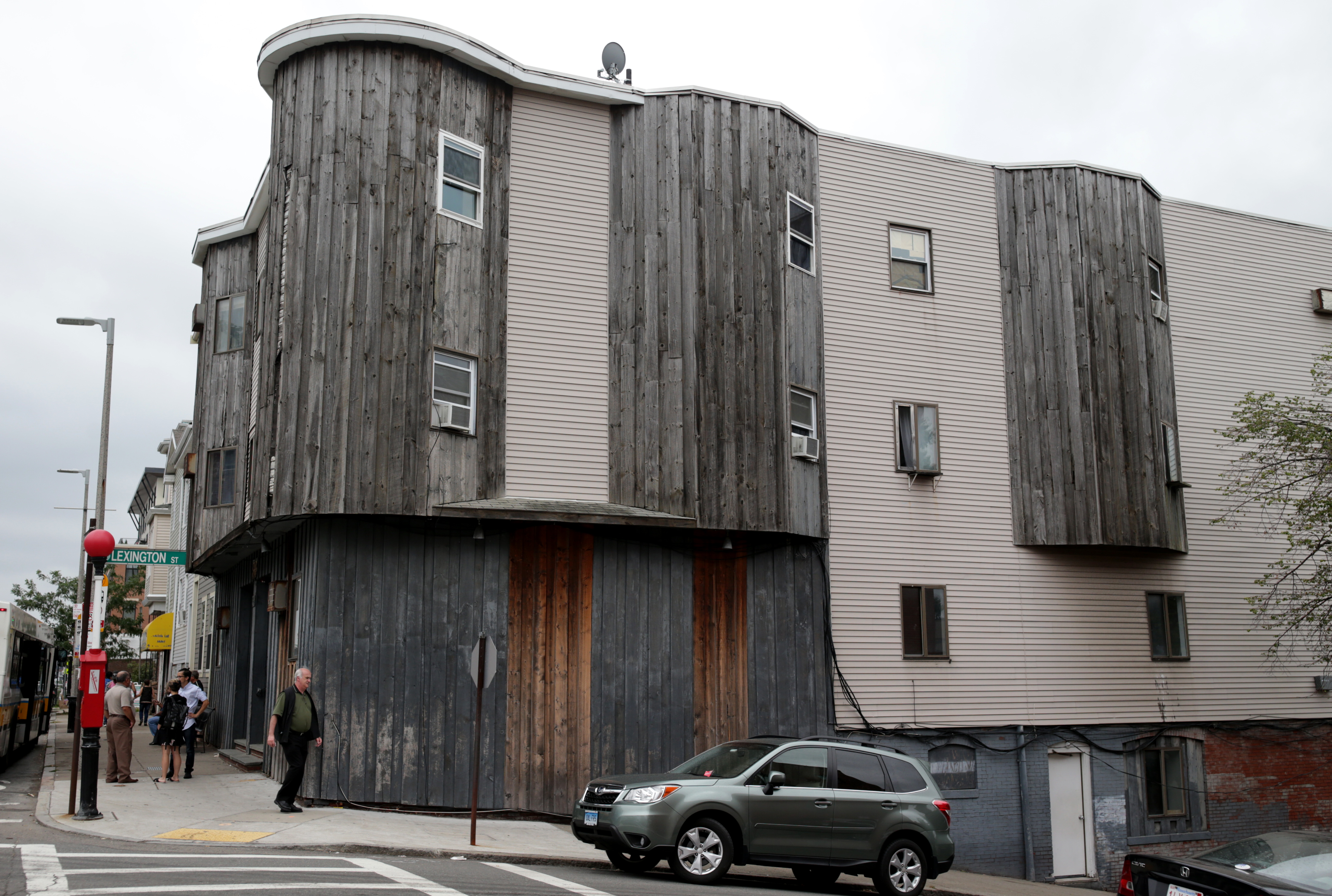 The building at 298-300 Meridian Street in East Boston.