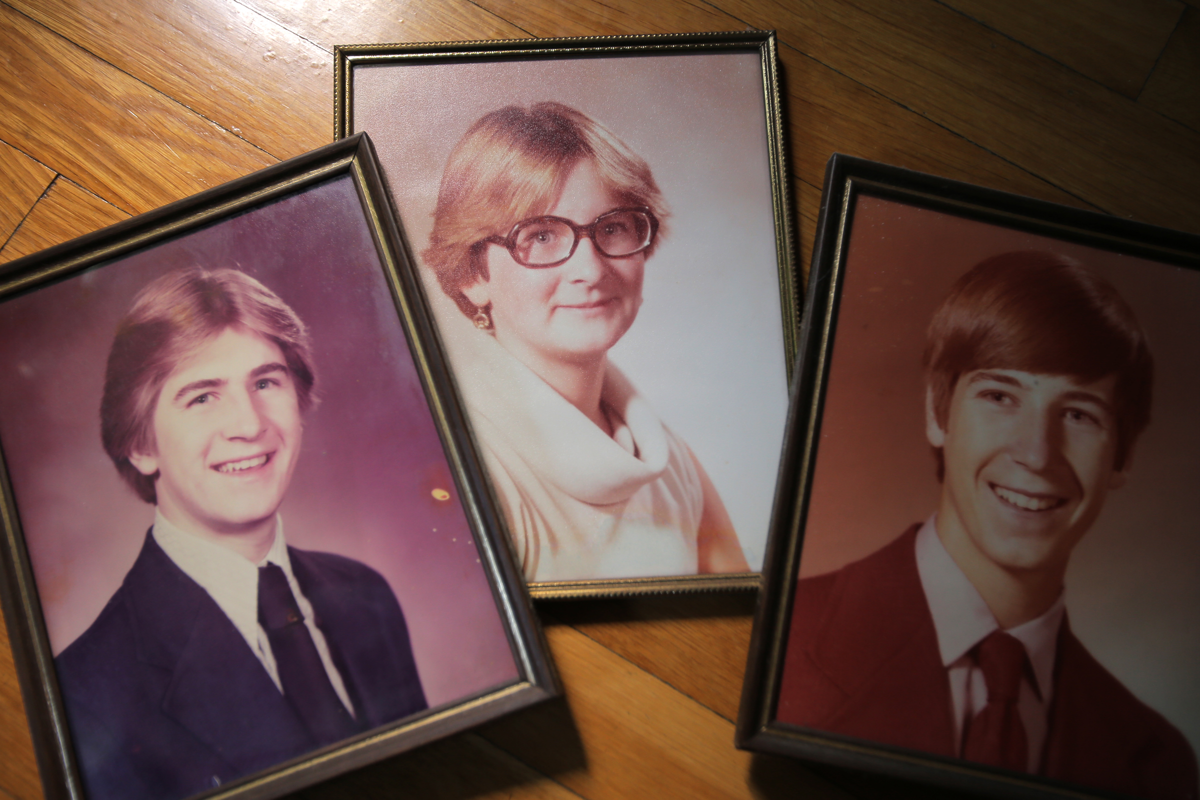 Peggy Cosetta’s children Ricky (right) and Cindy were staying in South Boston, but Billy was headed to Roxbury High School.