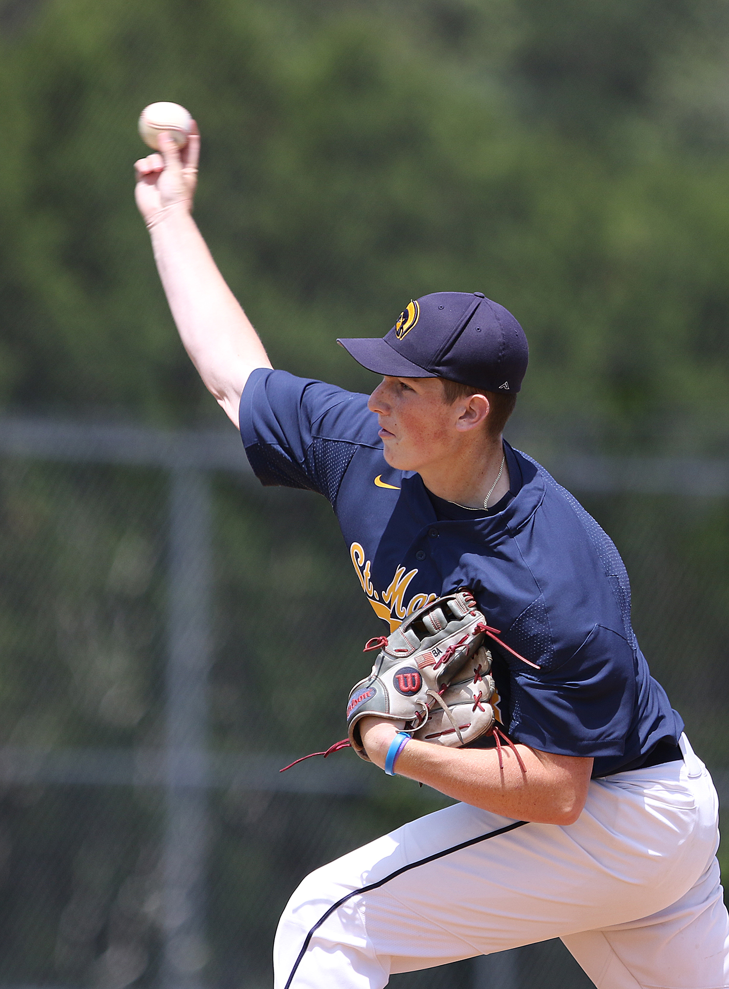 Bobby Alcock finished the Division 2 tournament with 22 straight scoreless innings for St. Mary’s.