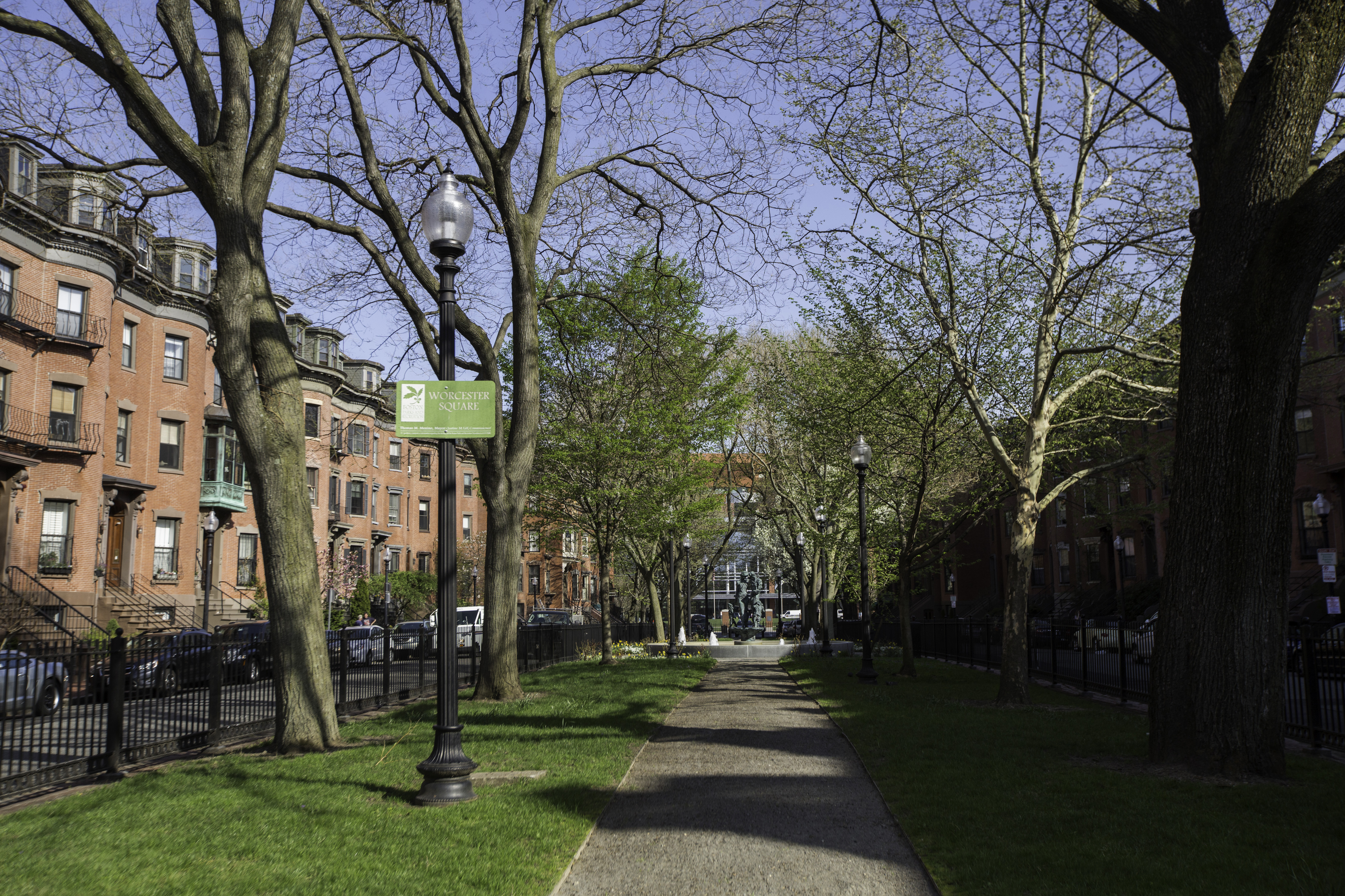 Once uninspiring Worcester Square, where a three-bedroom residence sold for $2.5 million last year, is a success story in Boston’s 1965 redevelopment plan.