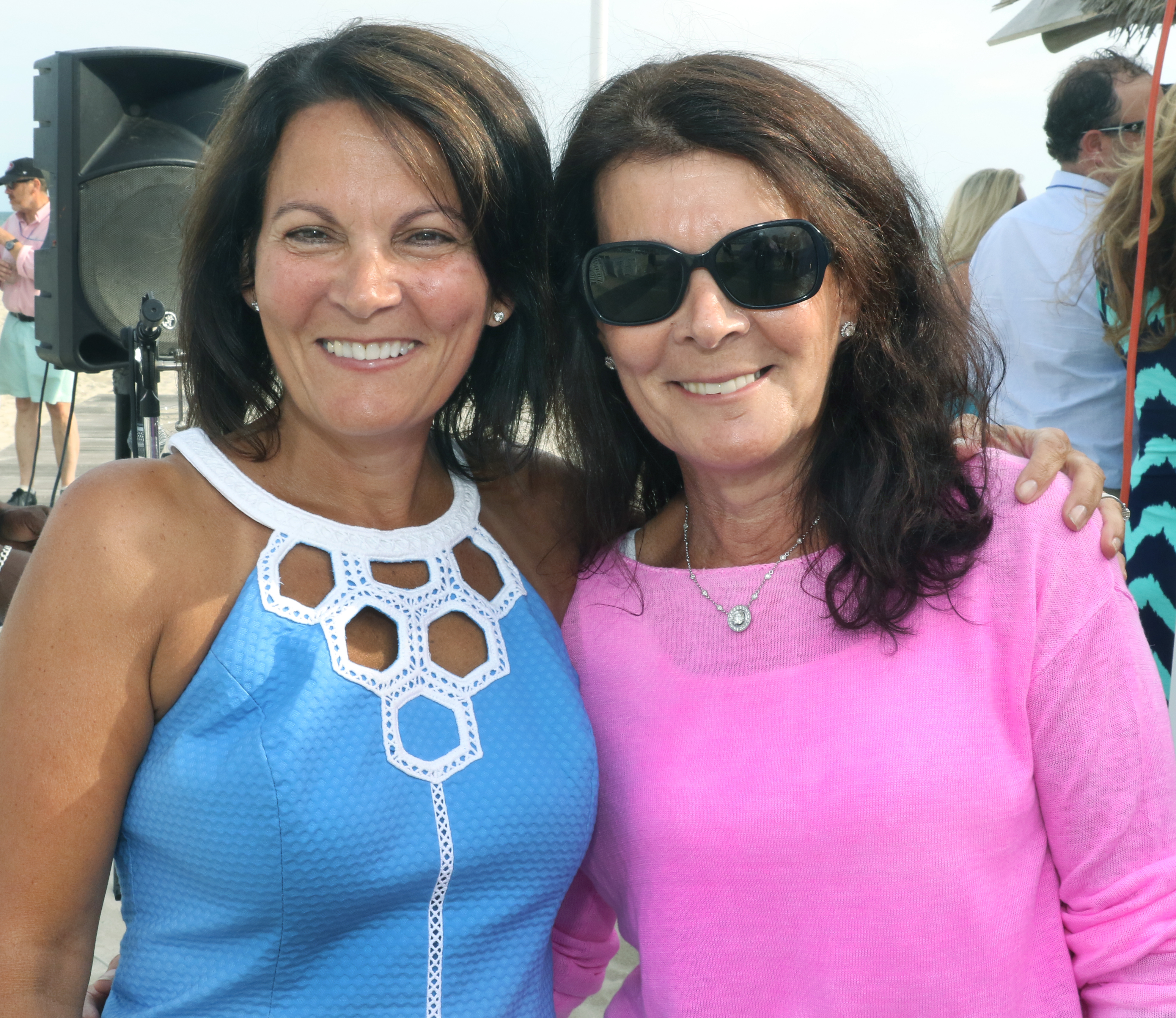 Lisa Leary (left) of Stoughton and Rose Renfro of Andover.
