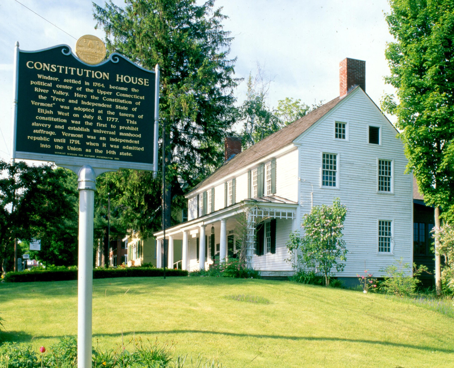 The Old Constitution House in Windsor was originally a tavern.