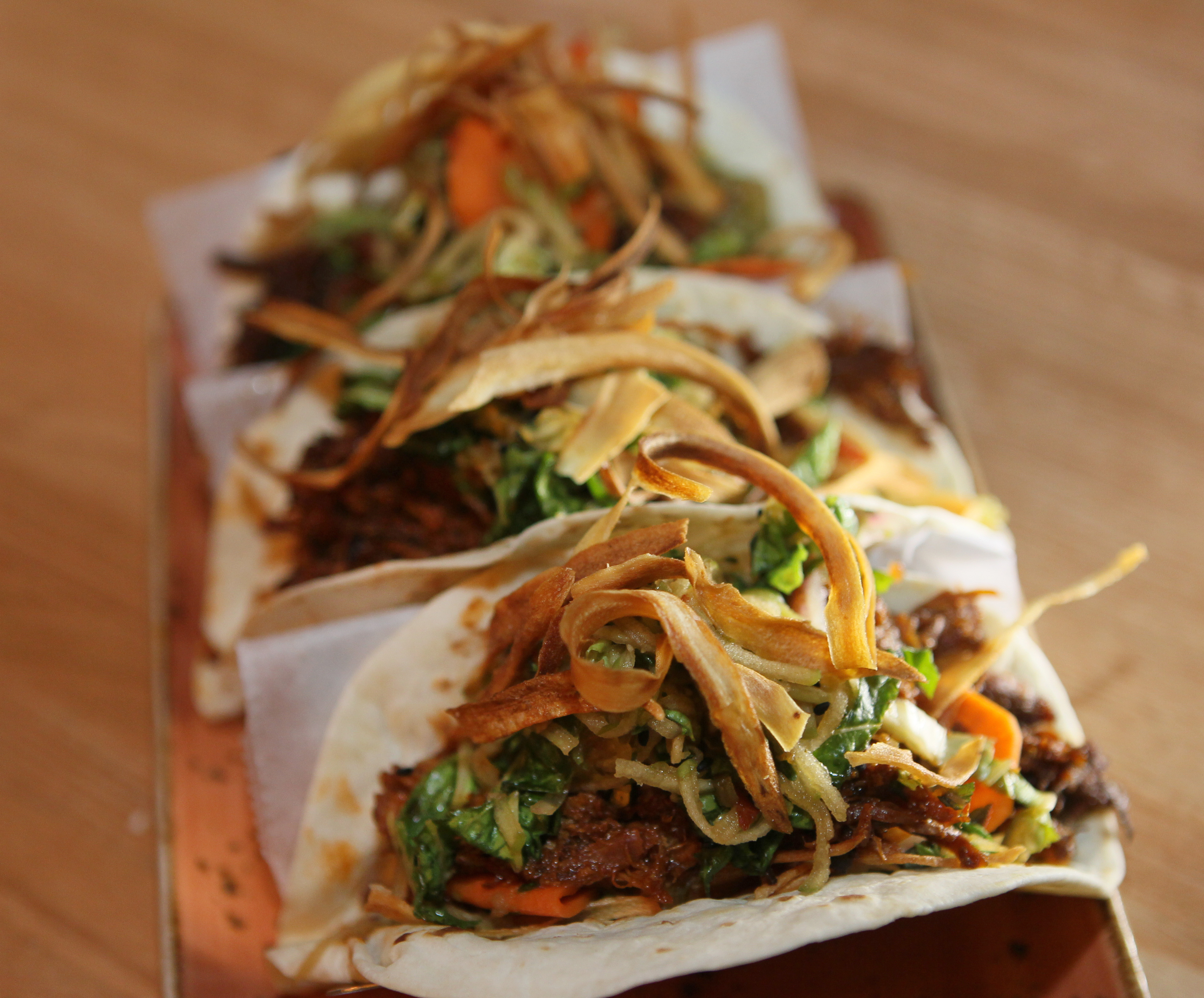 Gather’s duck tacos.