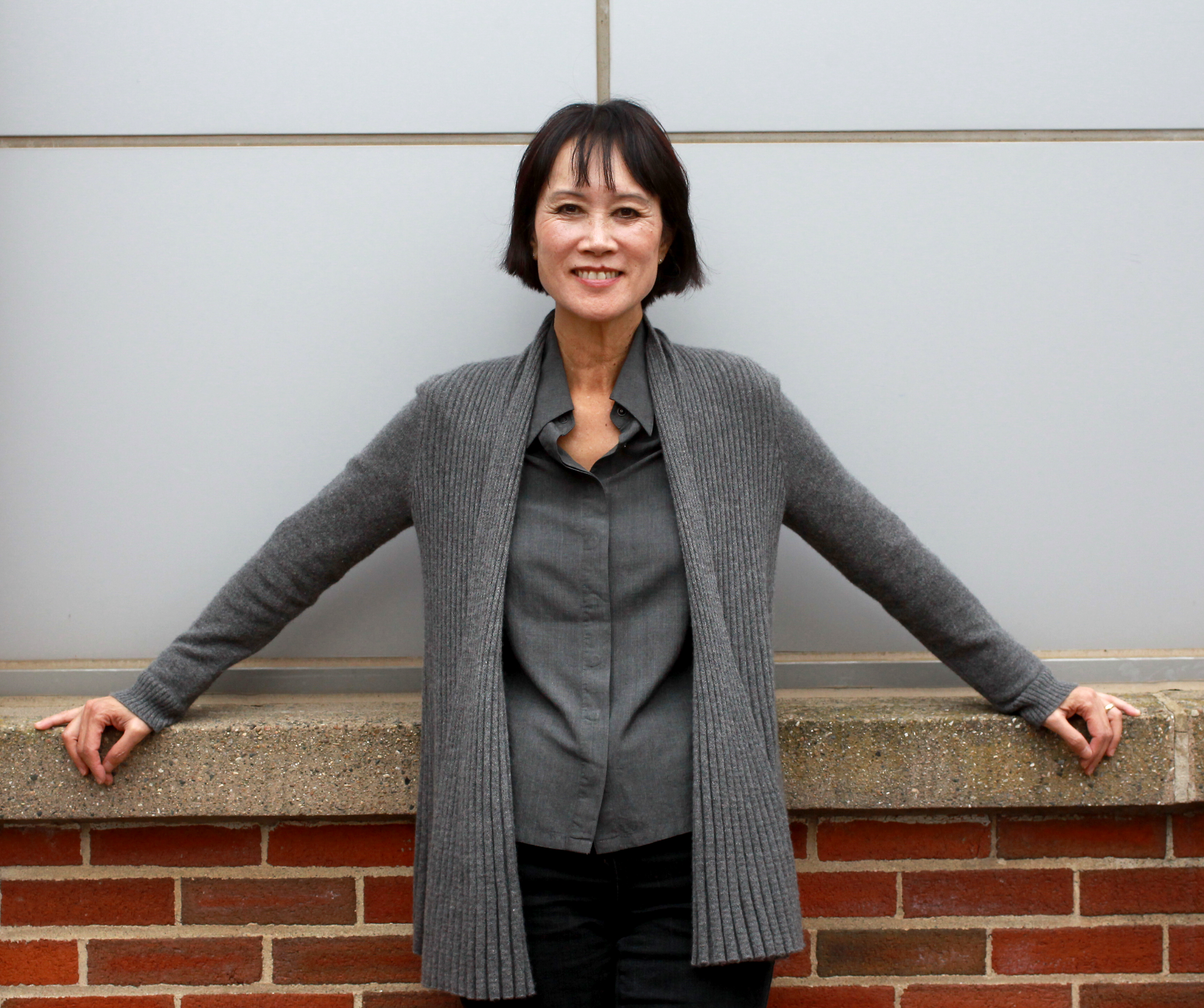 Tess Gerritsen, before an appearance at Salem State University.