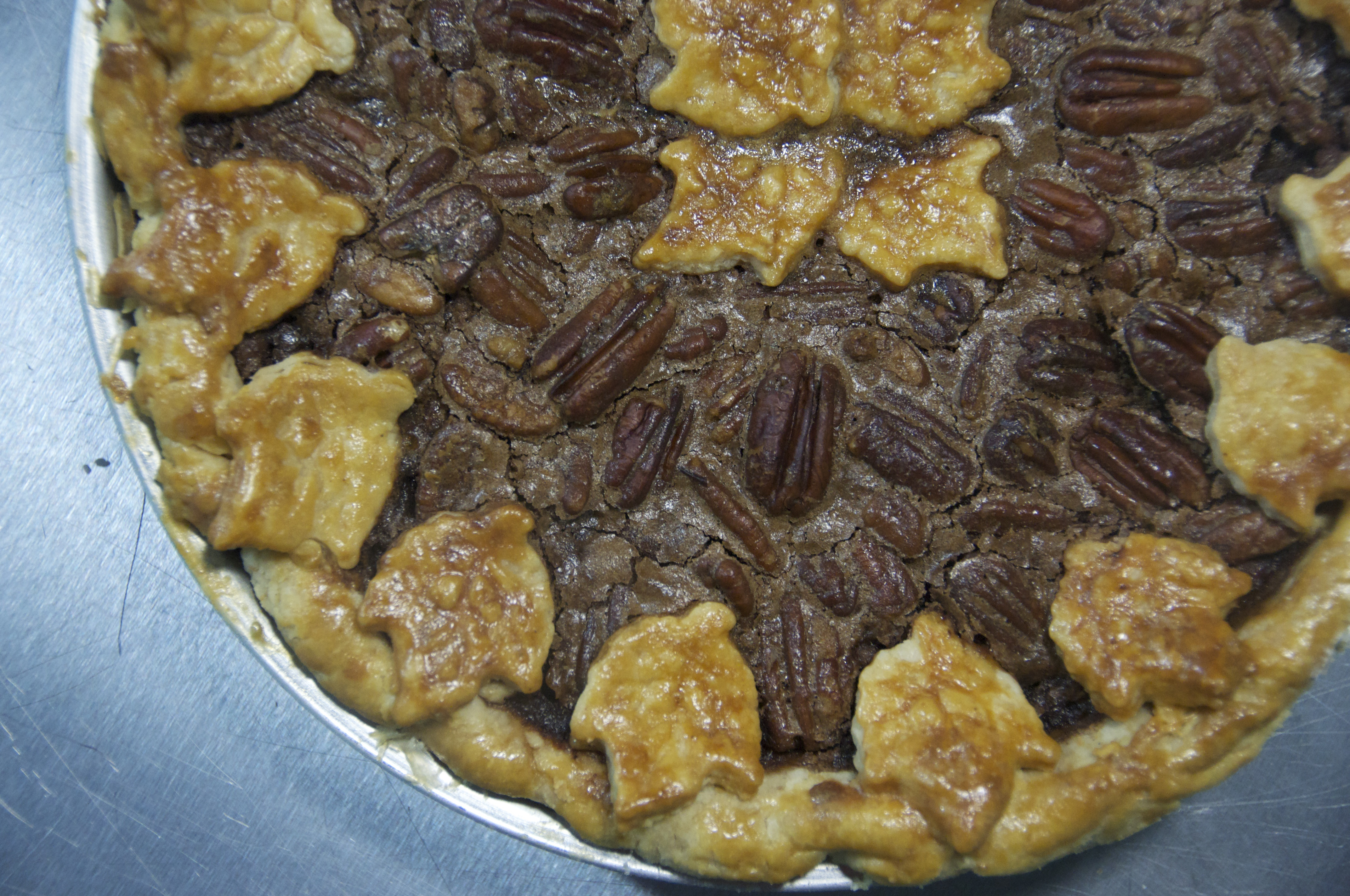 Belgian Bittersweet Chocolate Pecan Pie.
