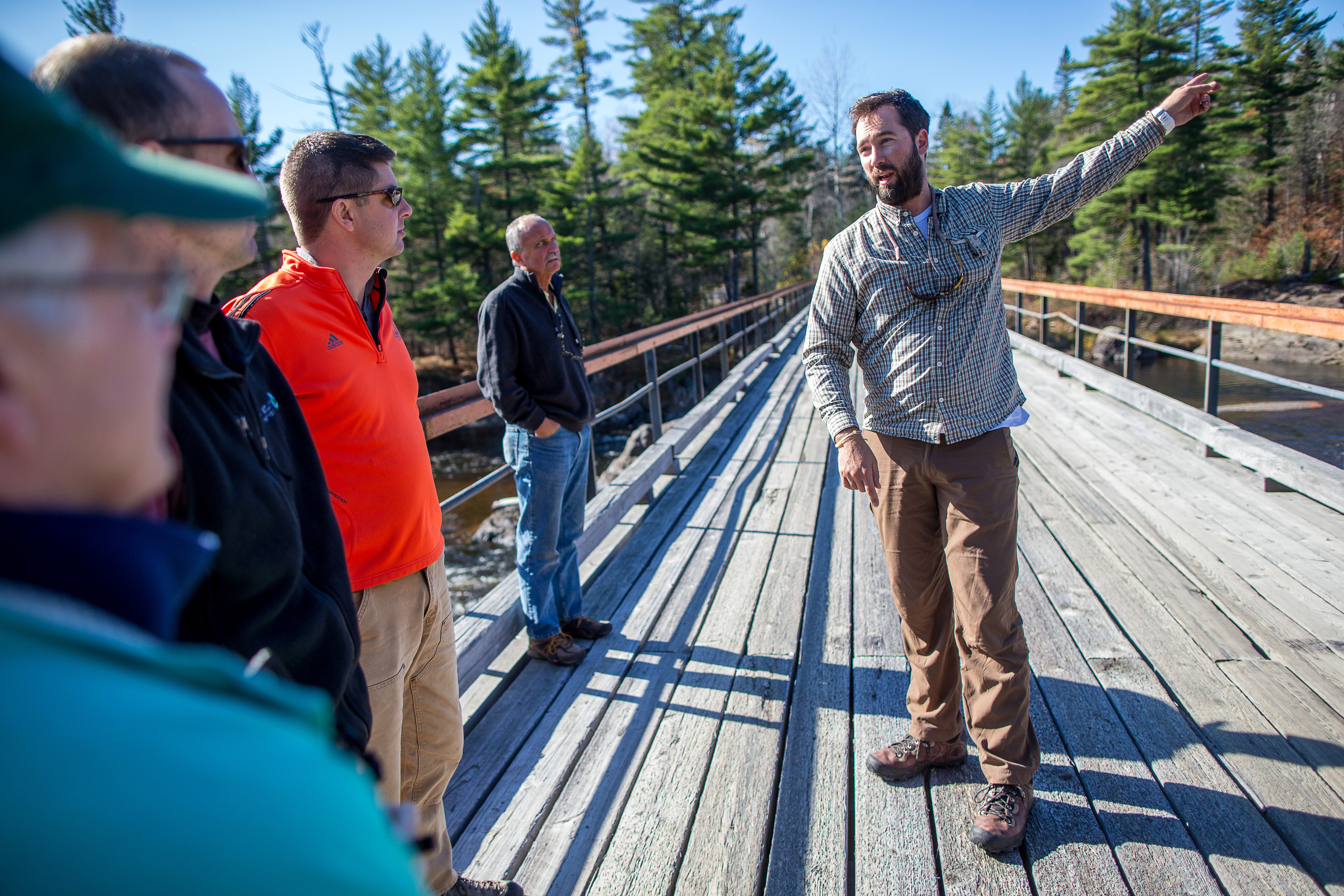 Environmentalists, politicians, friends, enemies, journalists, everyone is getting the tour from St. Clair.